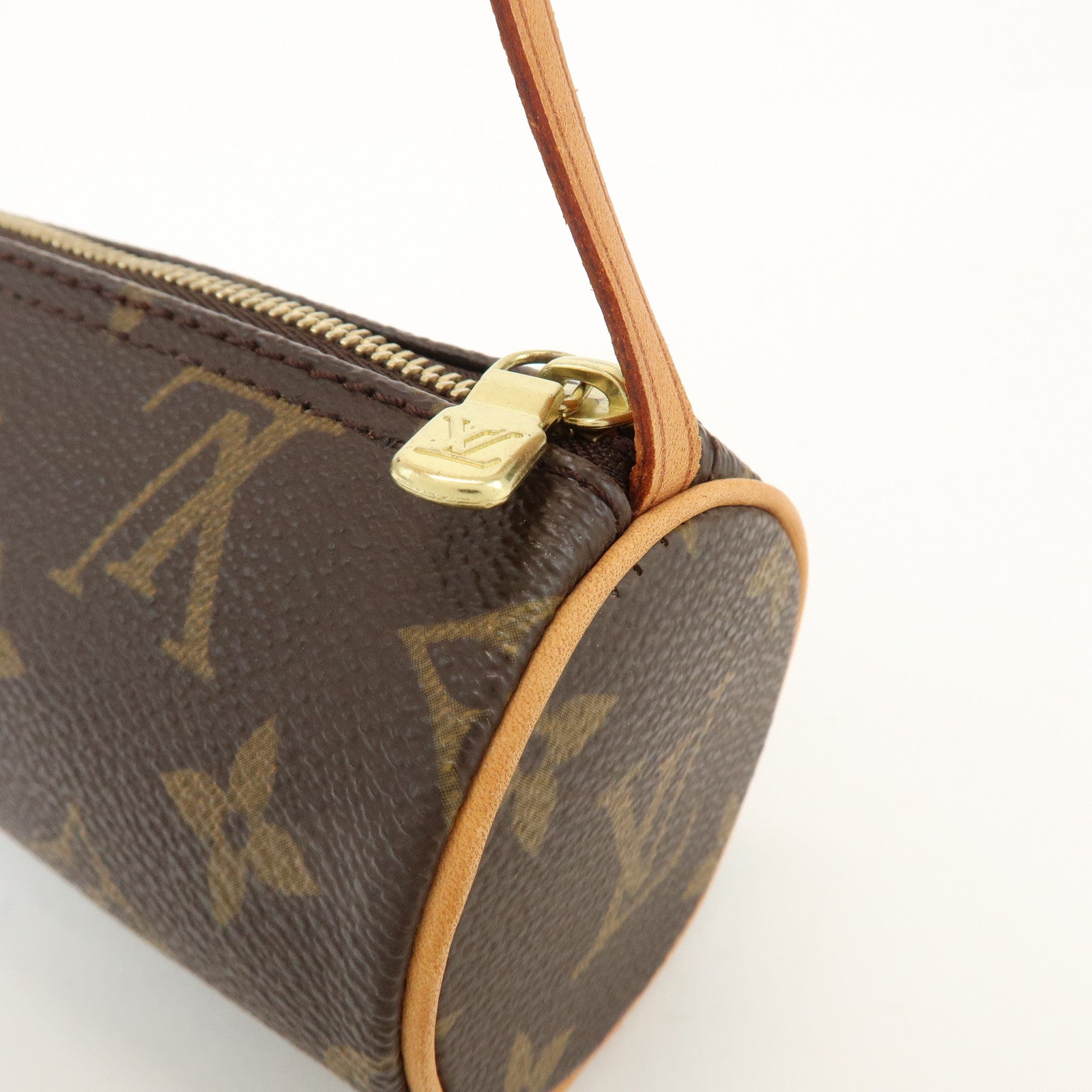 Louis Vuitton Monogram Mini Pouch for Papillon Bag Brown