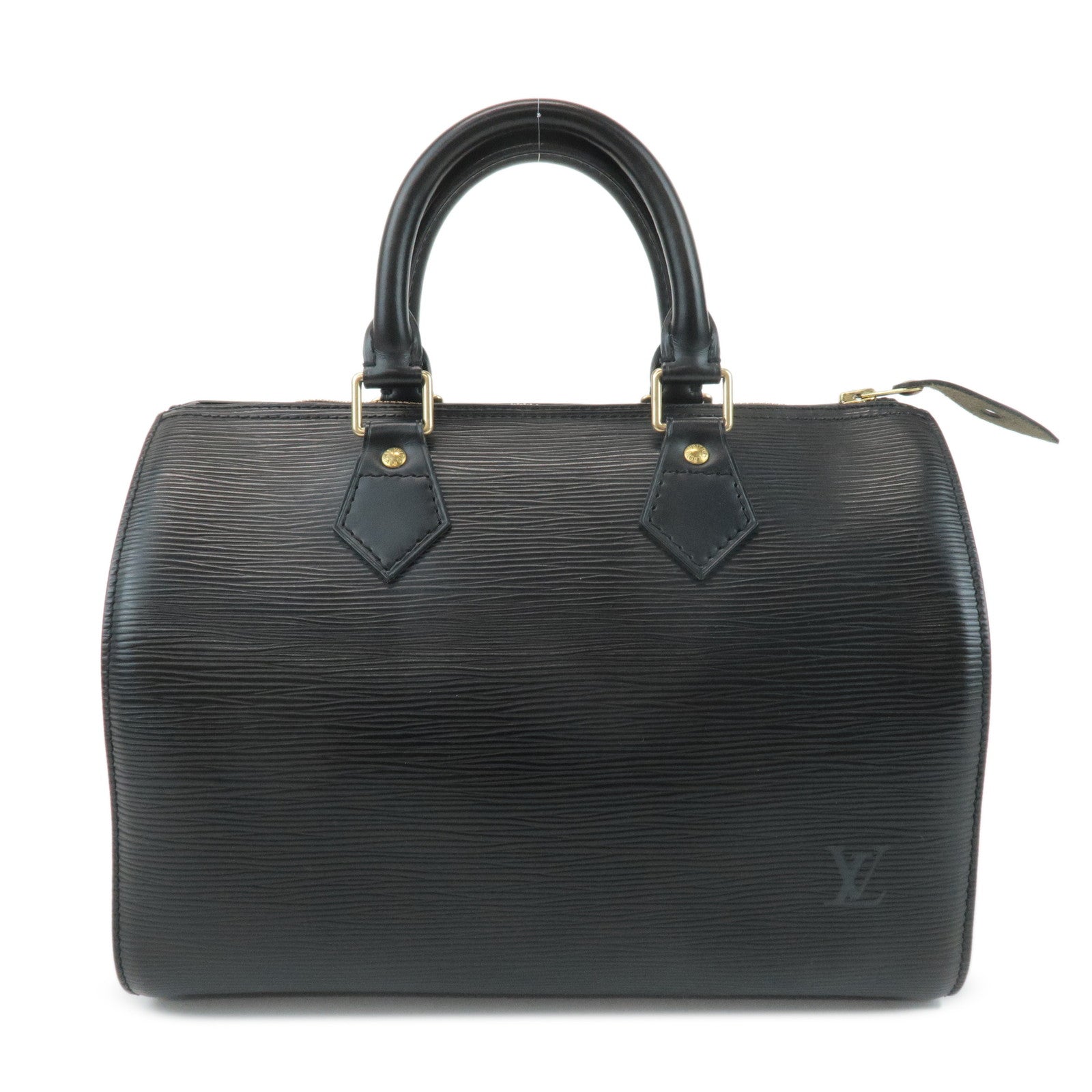 Louis Vuitton Epi Speedy 25 Boston Bag Hand Bag Noir M43012 Used