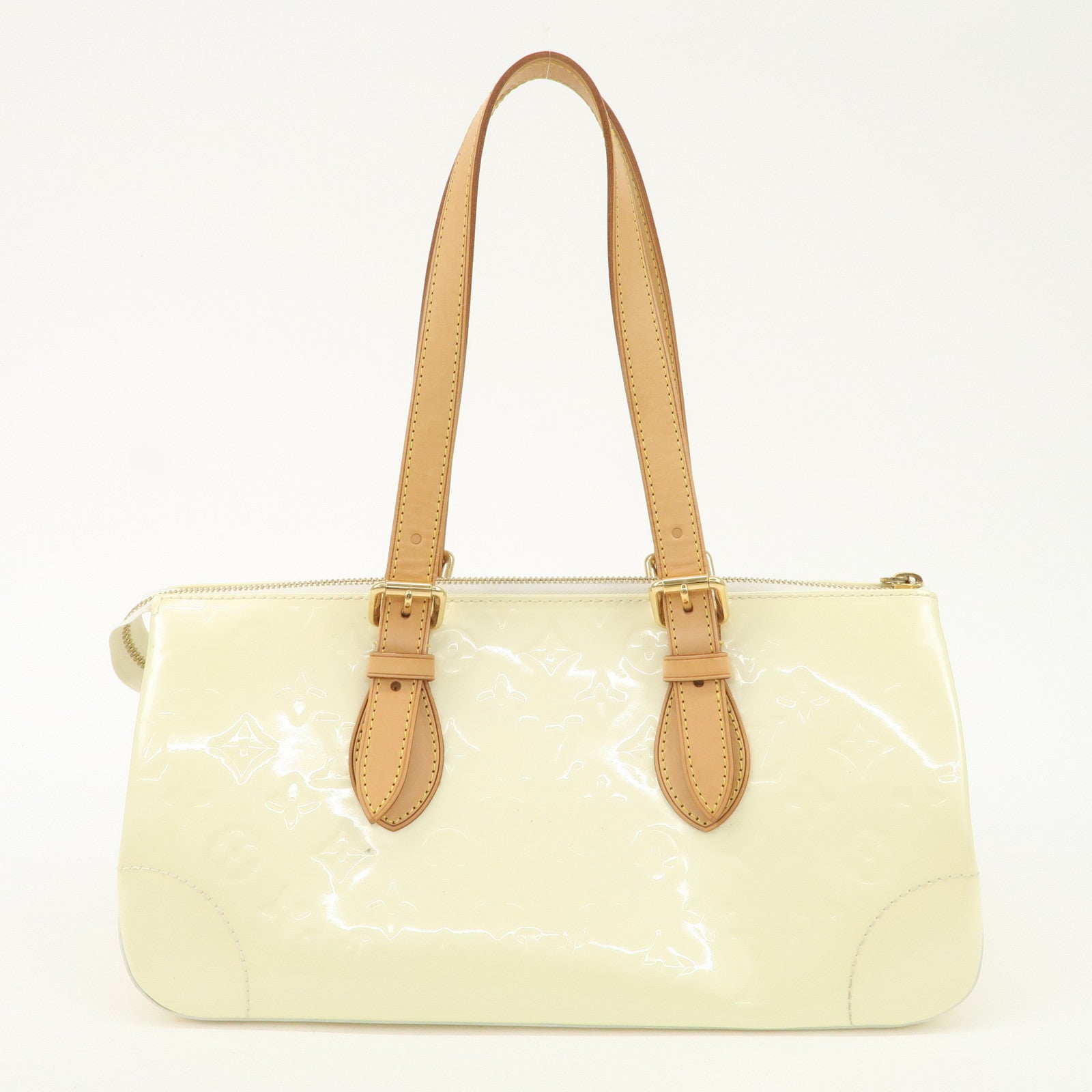 Louis Vuitton Monogram Vernis Rosewood Avenue Hand Bag Perle M93508 Used