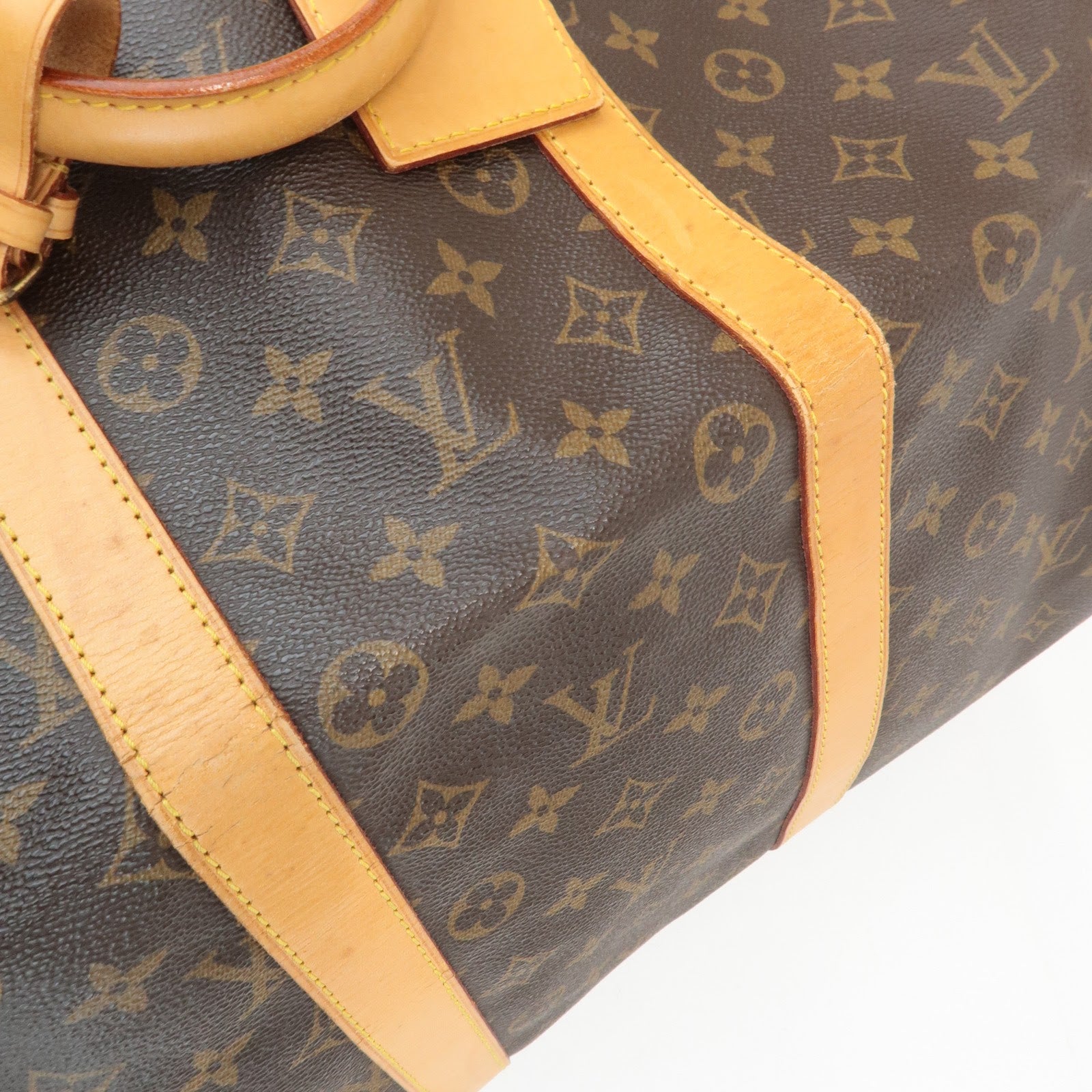 Louis Vuitton Monogram Keep All Bandouliere 55 Boston Bag M41414 Used