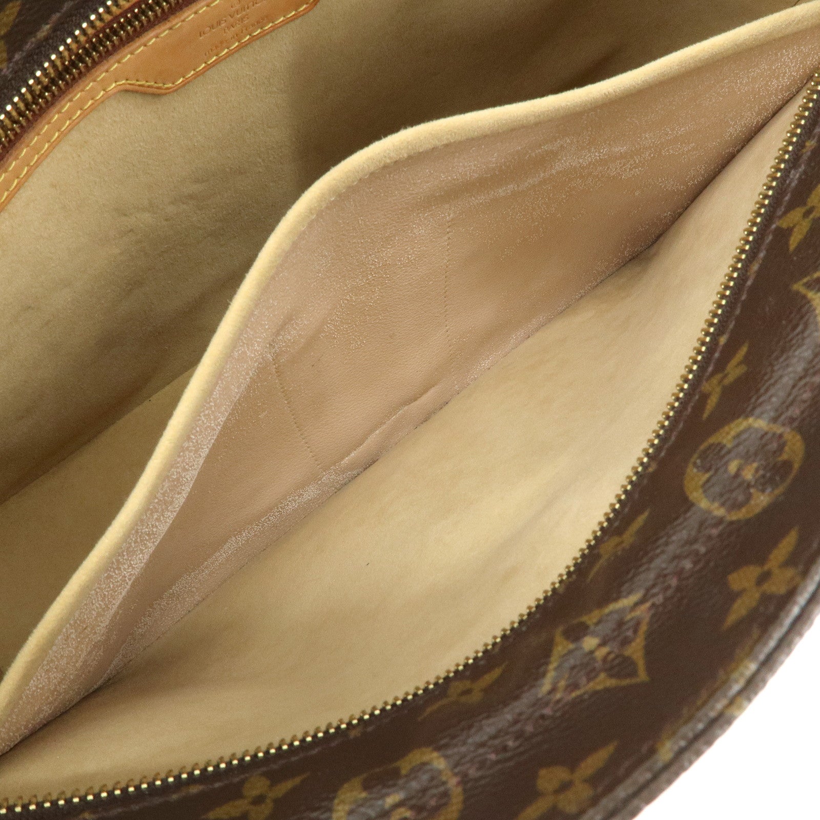 Louis Vuitton Monogram Luco Tote Bag Shoulder Bag Brown M51155 Used