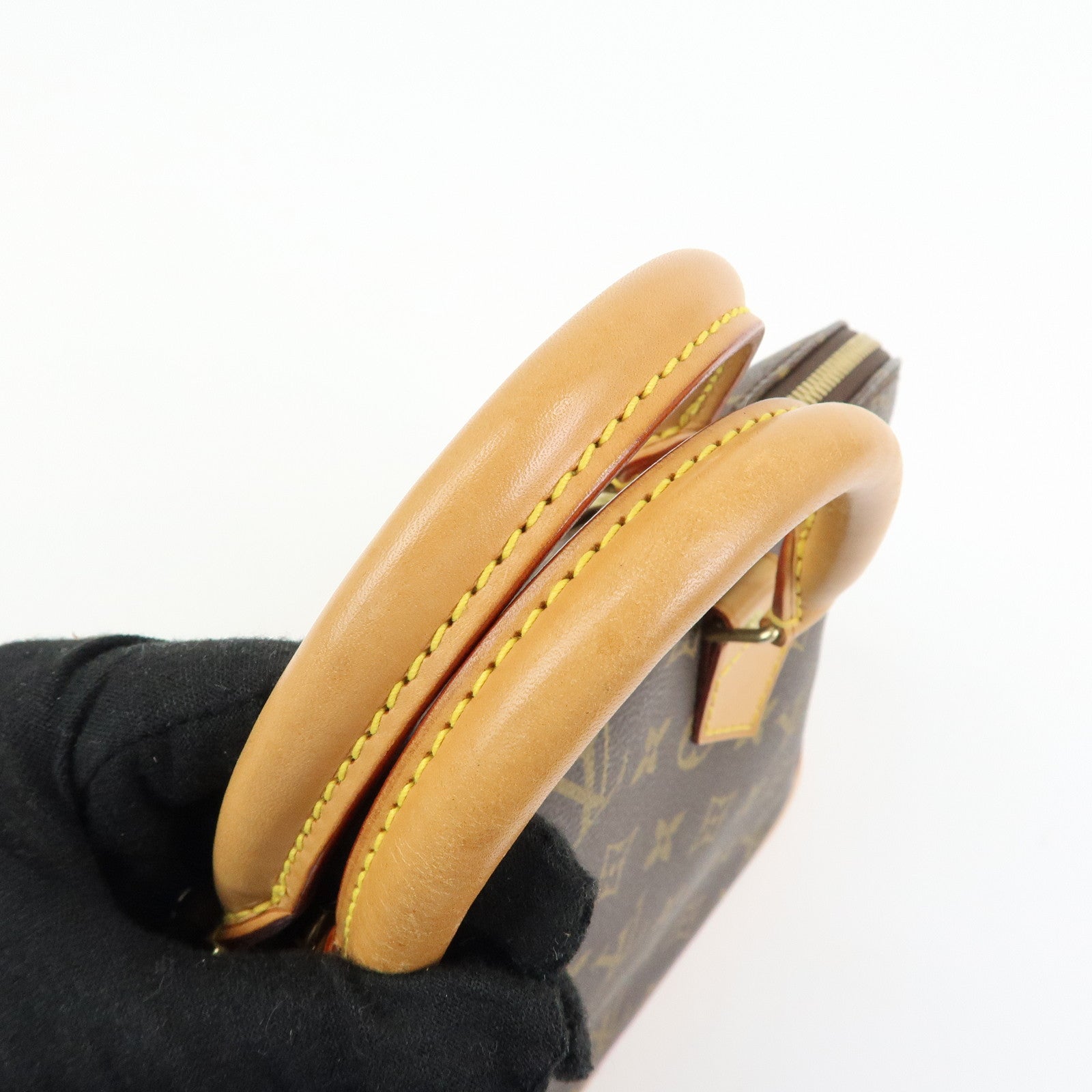 Louis Vuitton Monogram Alma Hand Bag Brown M51130