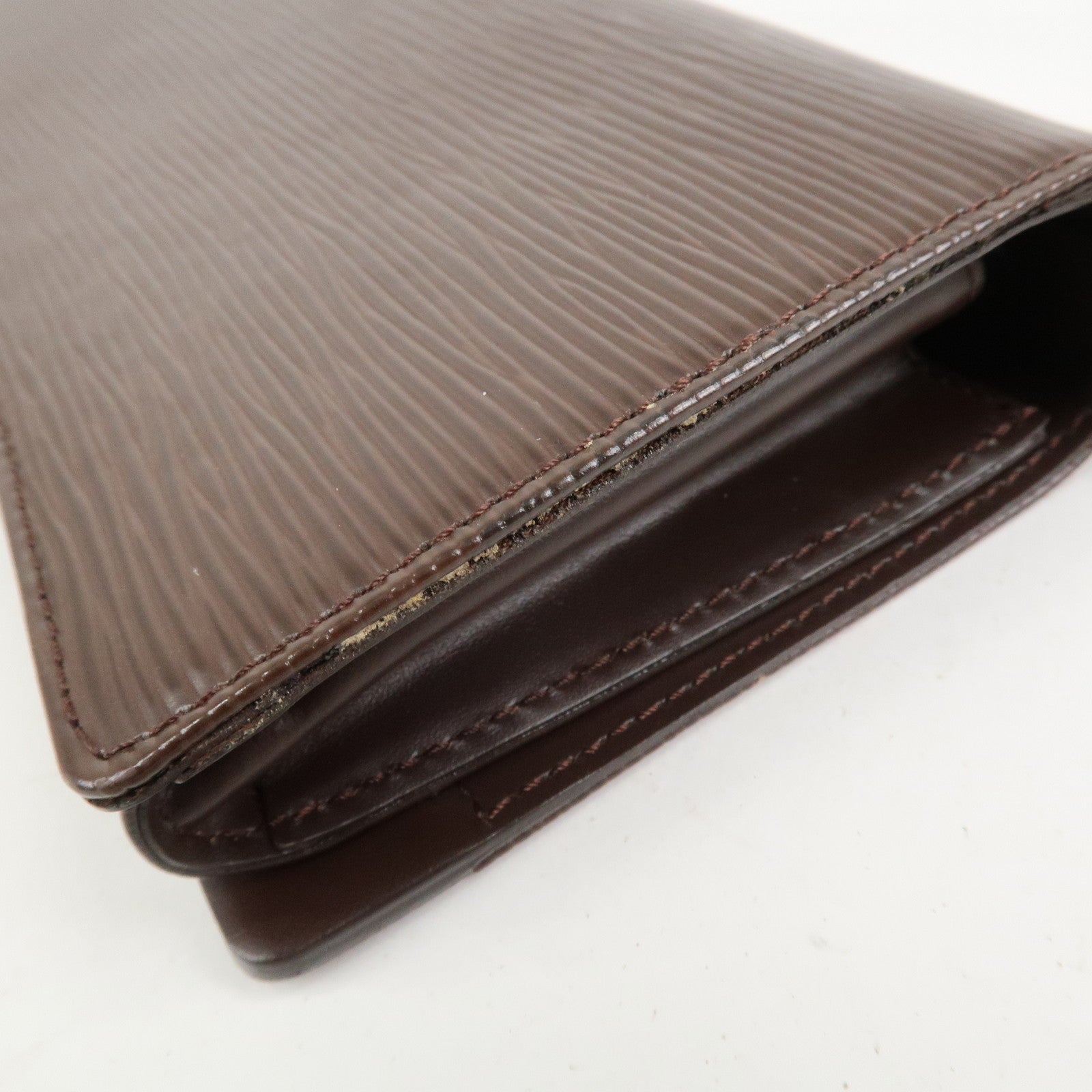 Louis Vuitton Epi Honfleur Shoulder Bag Hand Bag Mocha M5273D
