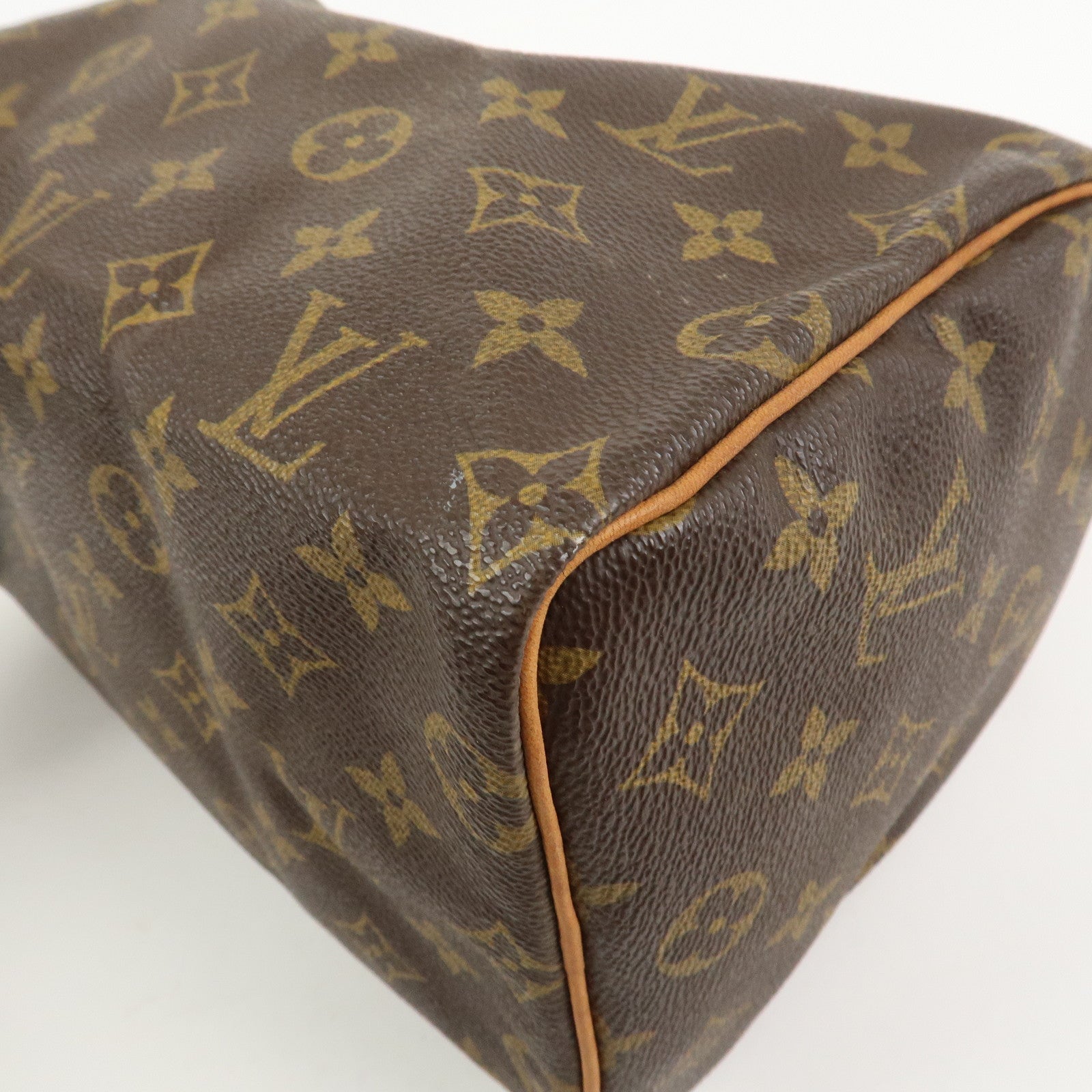 Louis Vuitton Monogram Speedy 25 Boston Bag Hand Bag Brown M41528