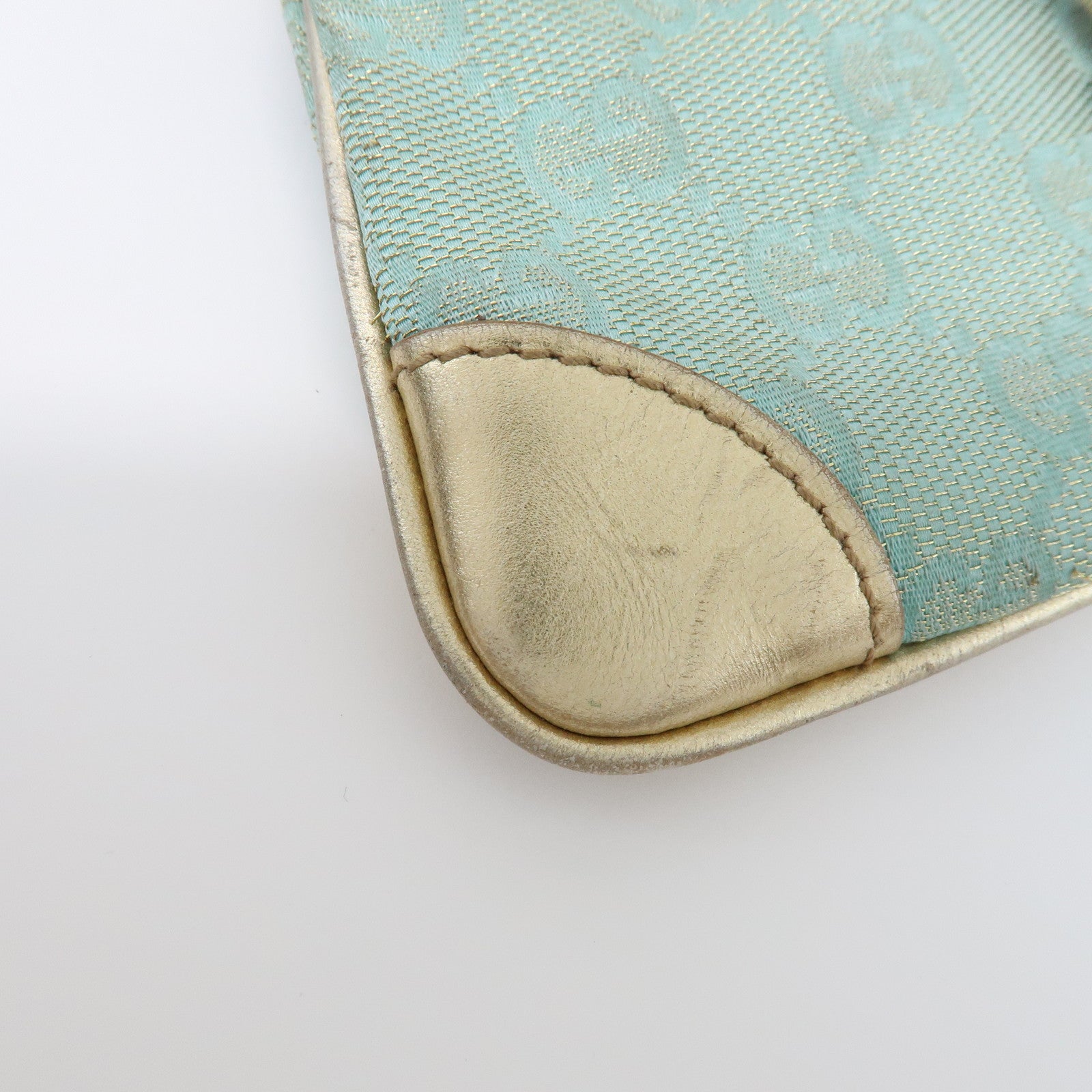 GUCCI Jackie GG Monogram Canvas Leather Mini Pouch 005・0819