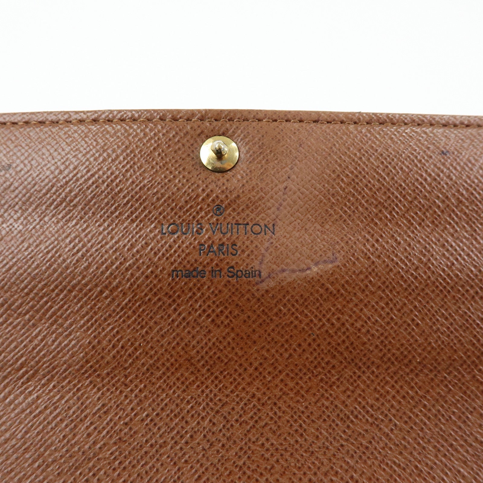 Louis Vuitton Monogram Portefeuille Sarah Long Wallet Brown M61734