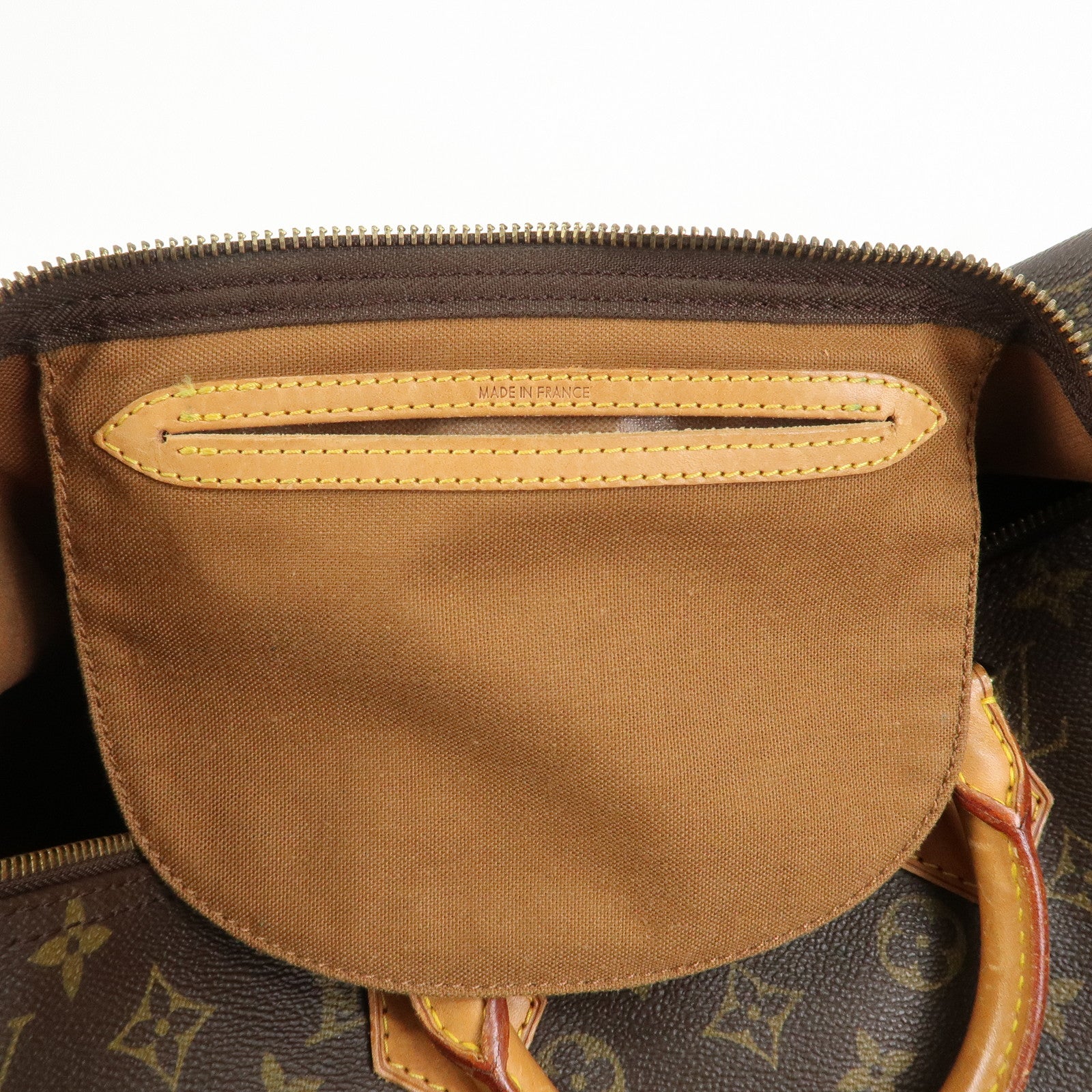 Louis Vuitton Monogram Speedy 40 Hand Bag Boston Bag Brown M41522