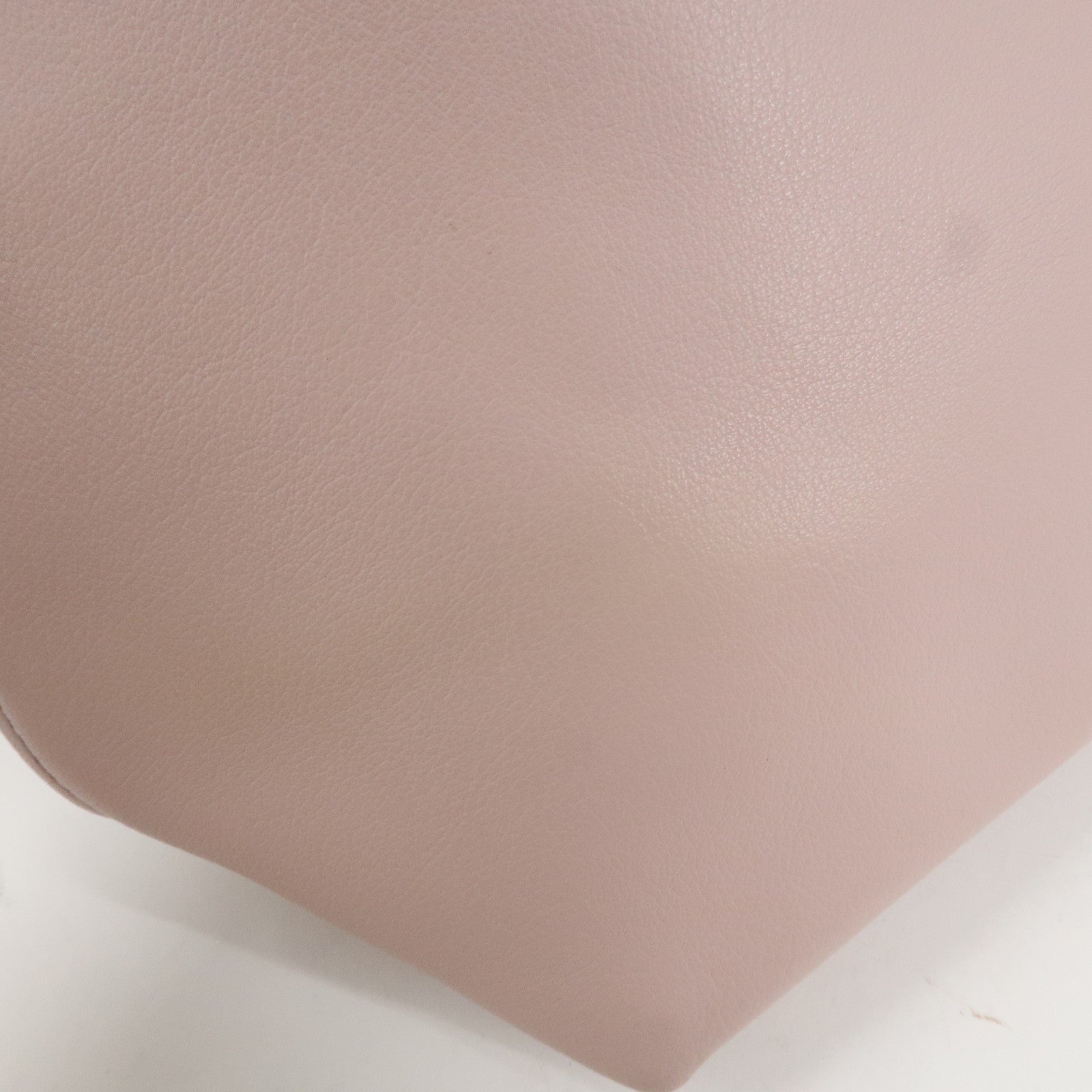 MIU MIU Leather Flower Tote Bag Shoulder Bag Pink 5BG054