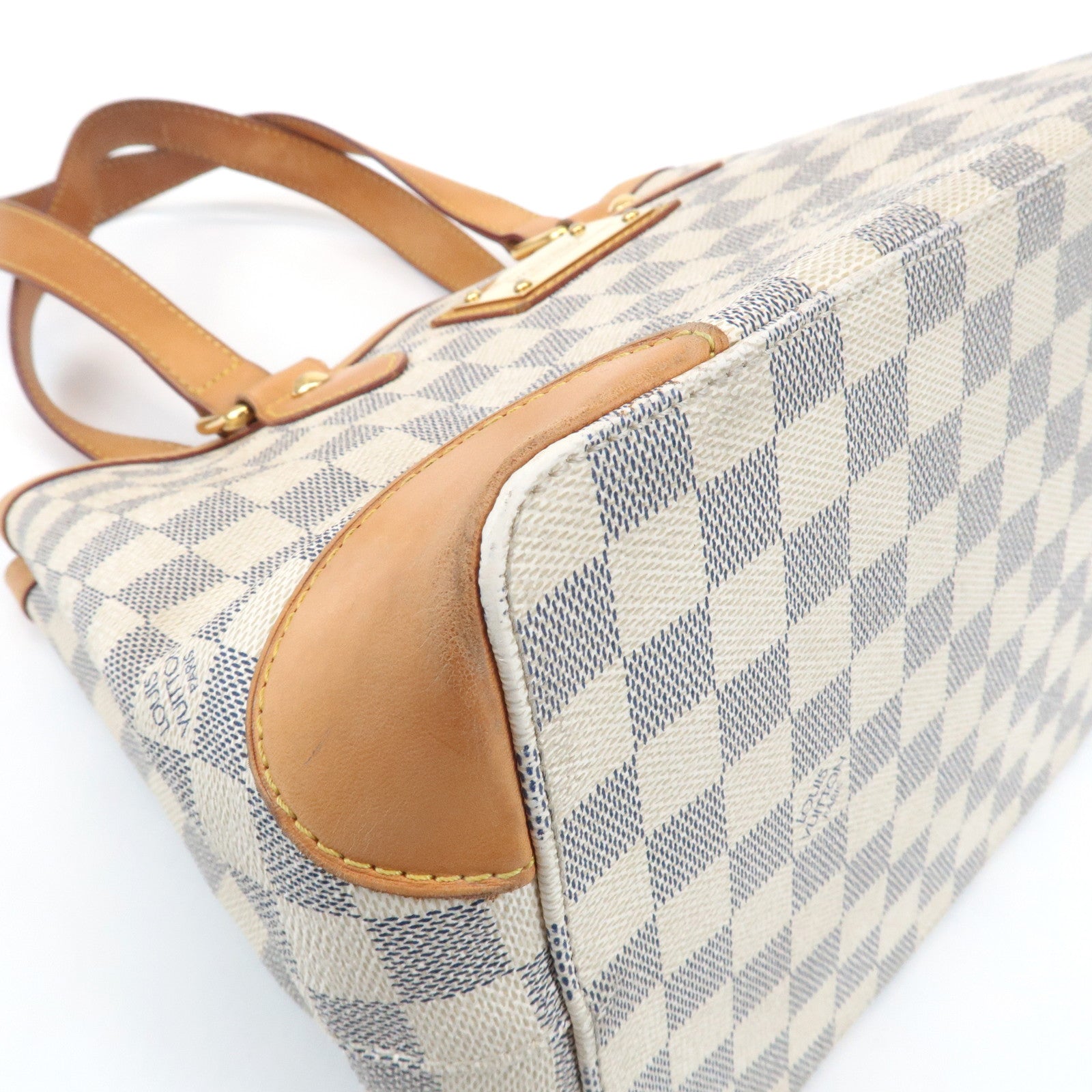 Louis Vuitton Damier Azur Hampstead PM Hand Bag Shoulder Bag N51207