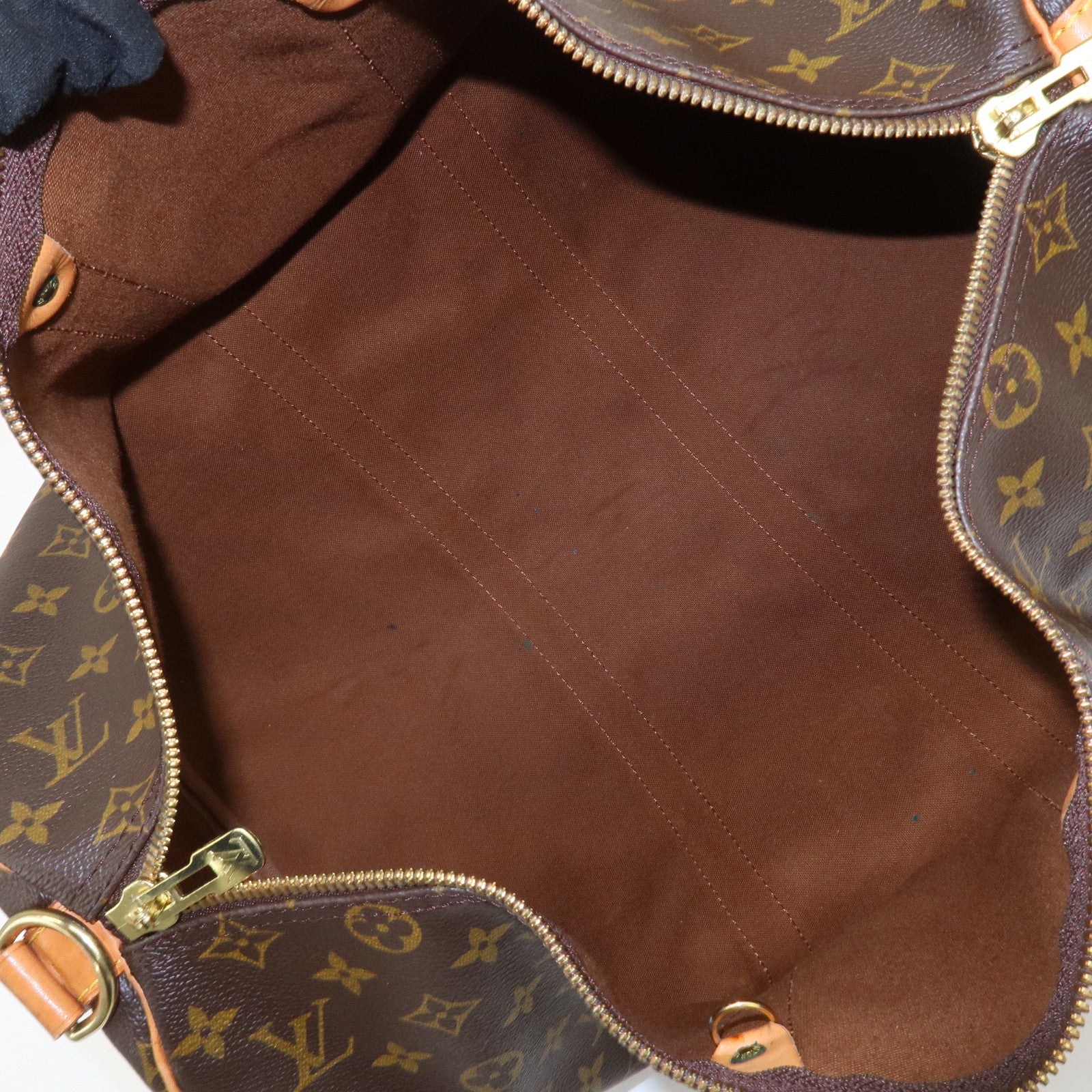 Louis Vuitton Monogram Keep All 45 Bandouliere Boston Bag M41418