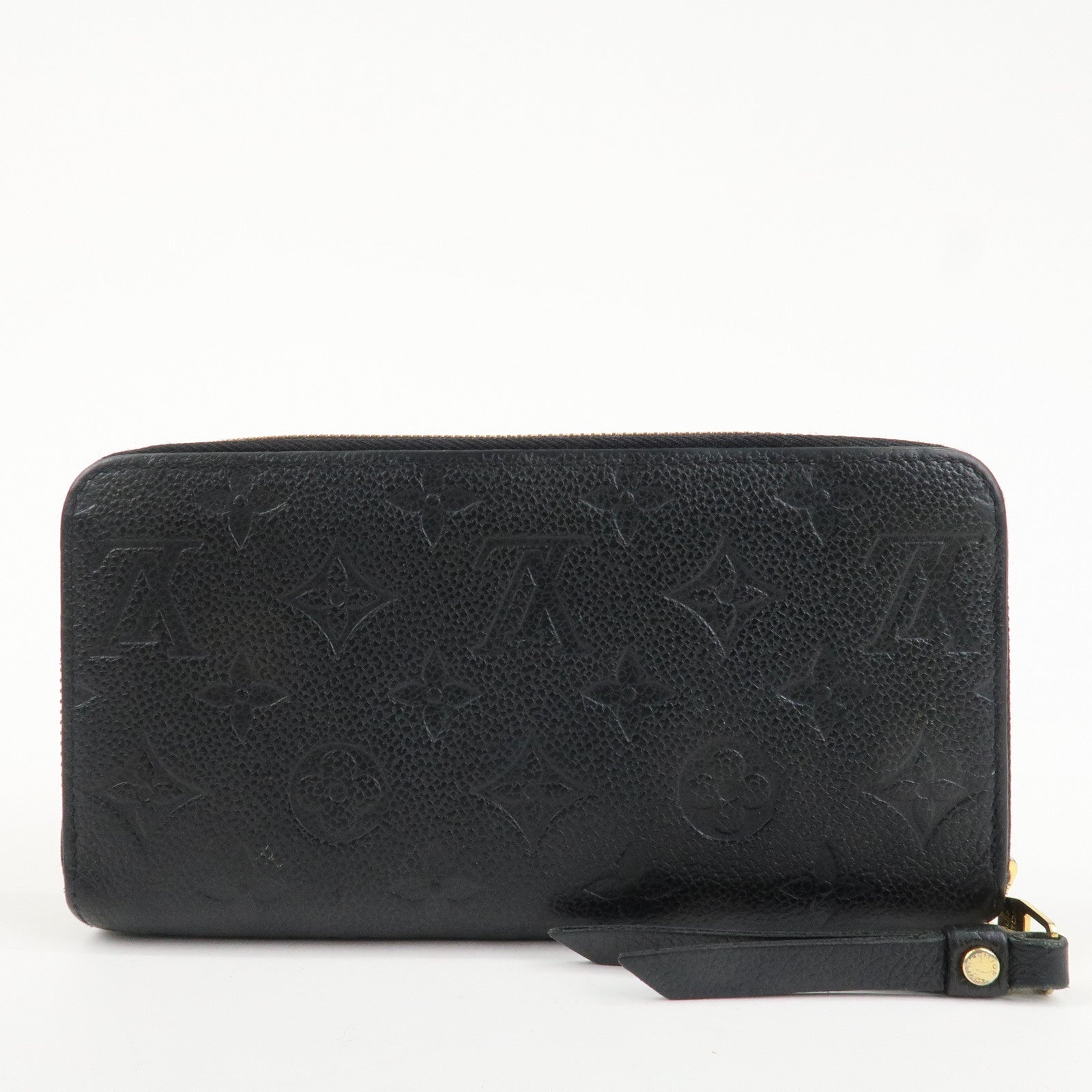 Louis Vuitton Monogram Empreinte Leather Round Zippy Wallet M61864 Used