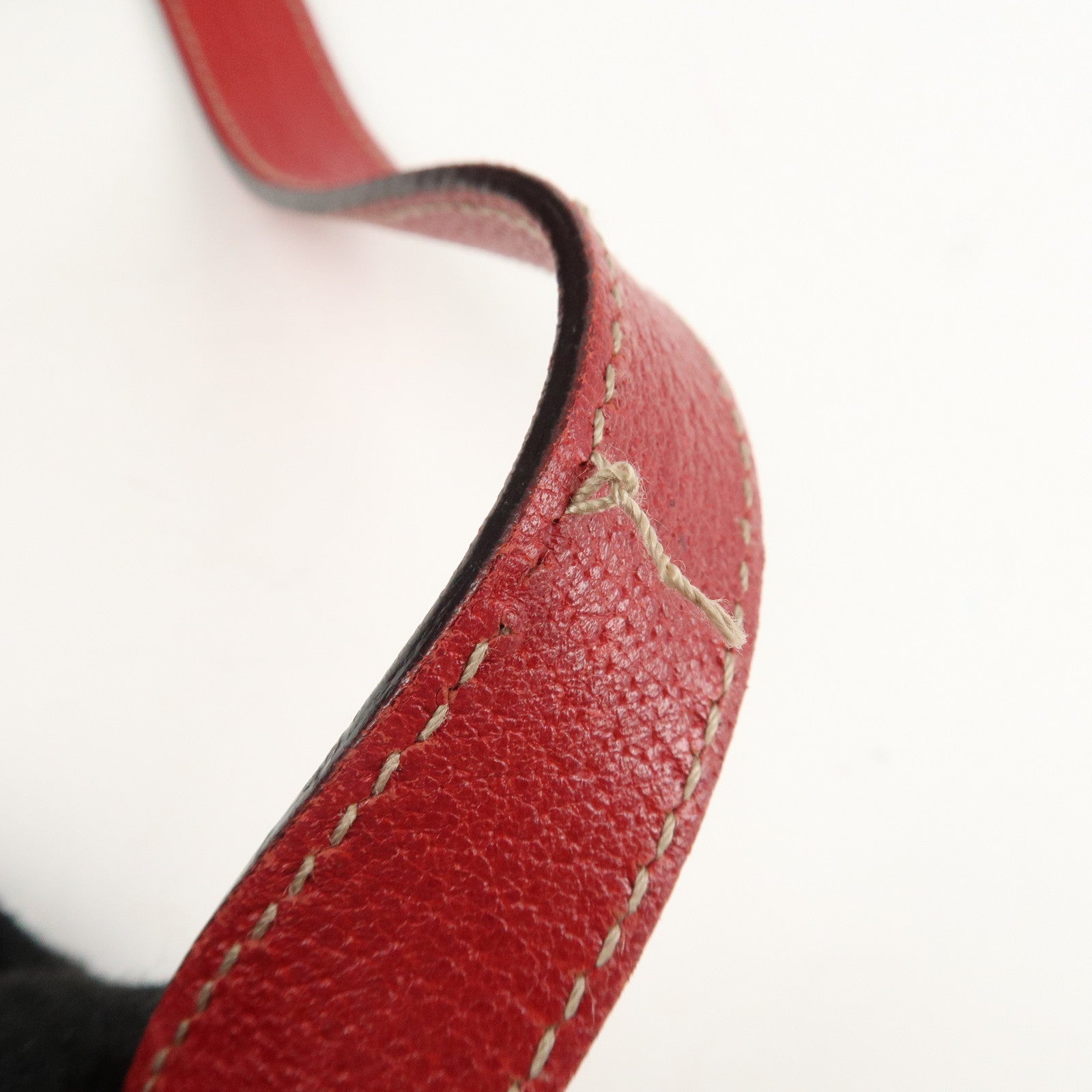 GUCCI Abbey GG Canvas Leather Tote Bag Shoulder Bag Navy Red 130736 Used