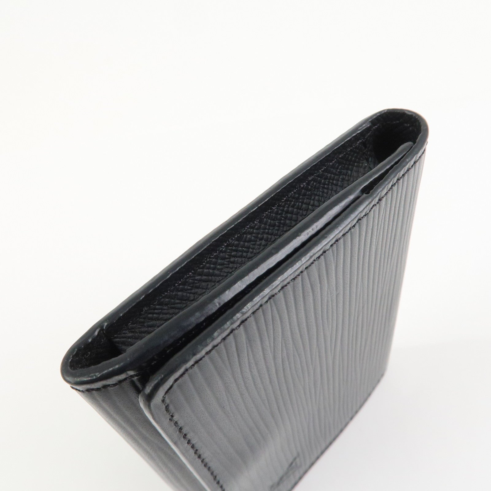 Louis Vuitton Epi Enveloppe Carte de Visite Card Case Noir M62292