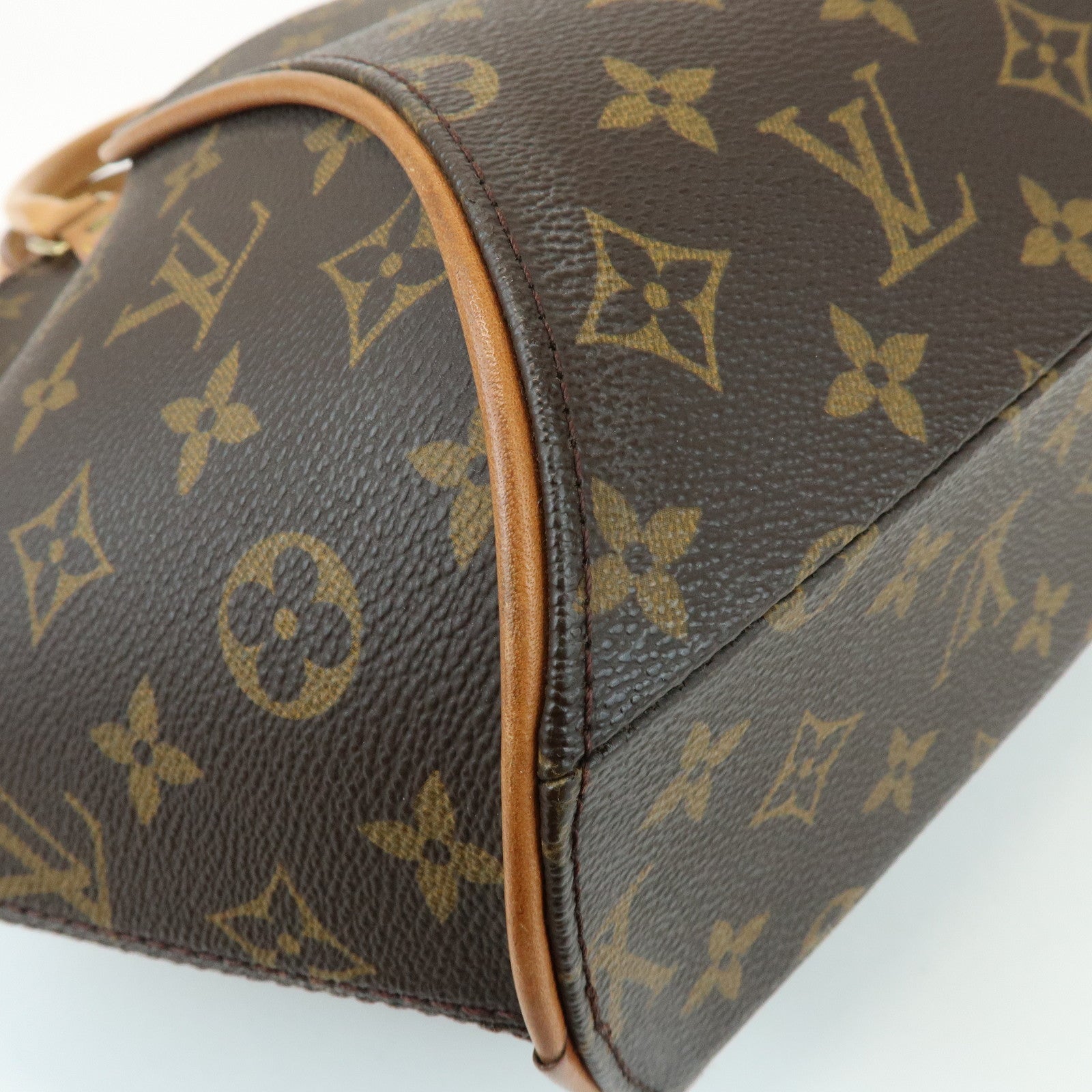 Louis Vuitton Monogram Ellipse MM Hand Bag Brown M51126