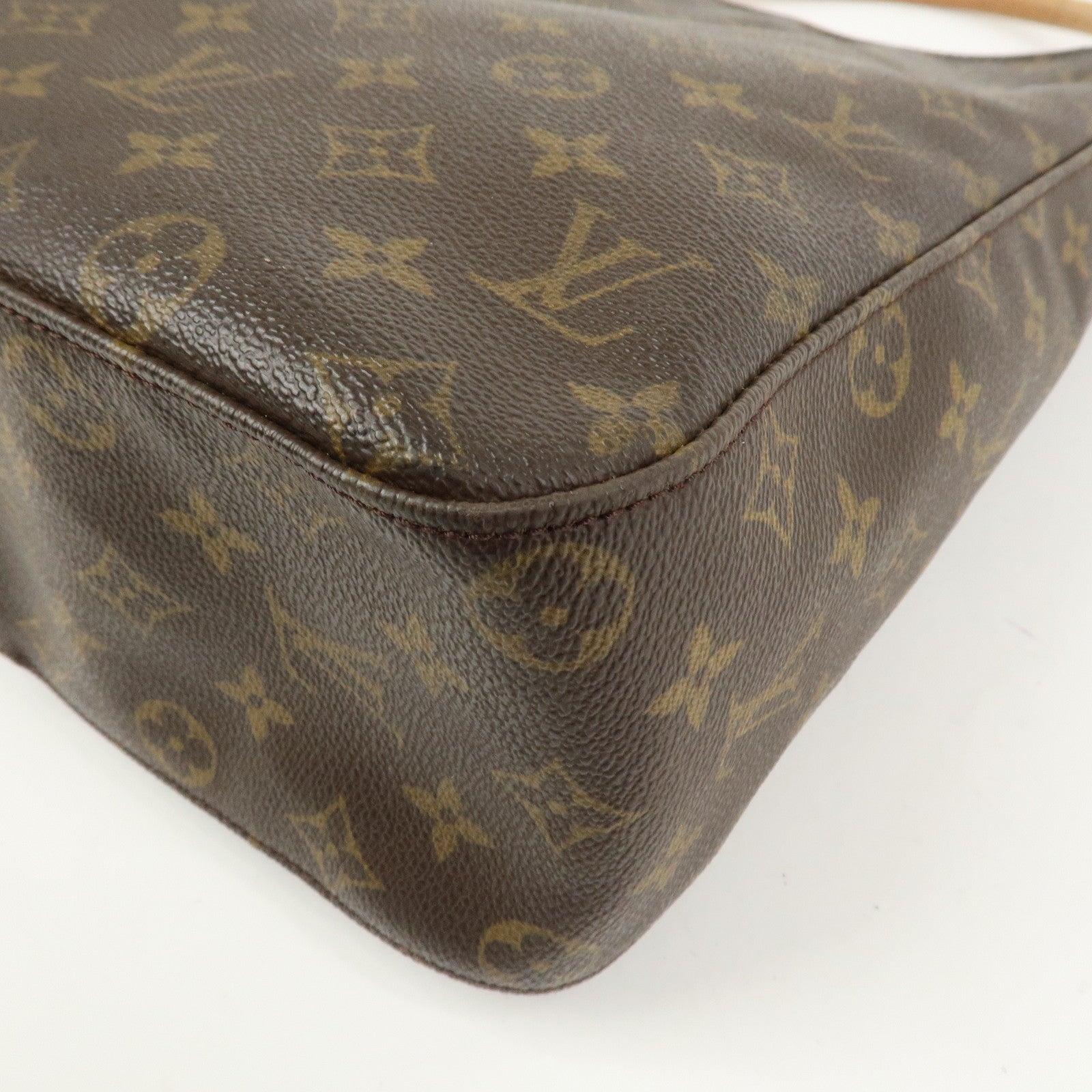 Louis Vuitton Monogram Looping GM Shoulder Bag Brown M51145