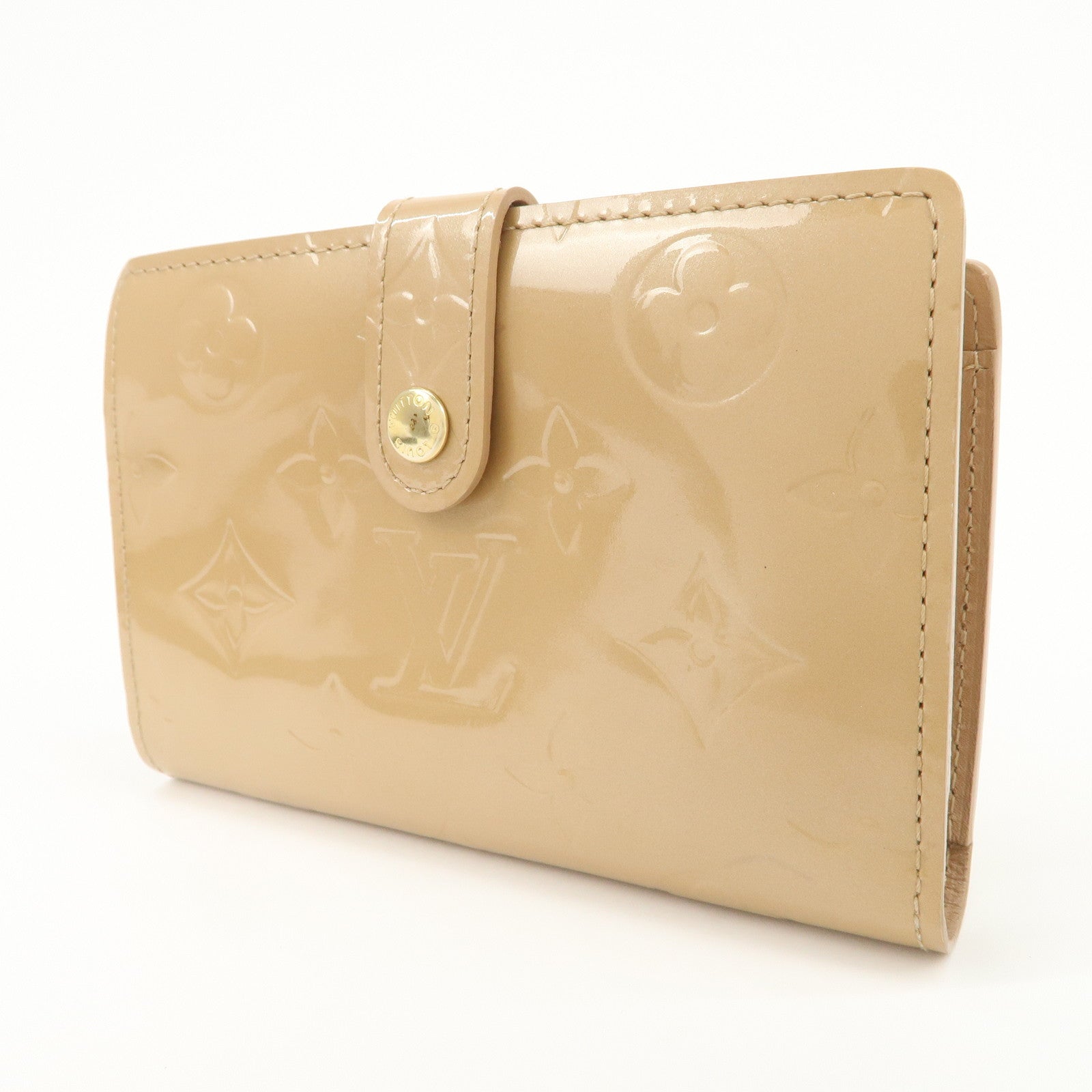 Louis Vuitton Monogram Vernis Porte Monnaie Noisette M91361
