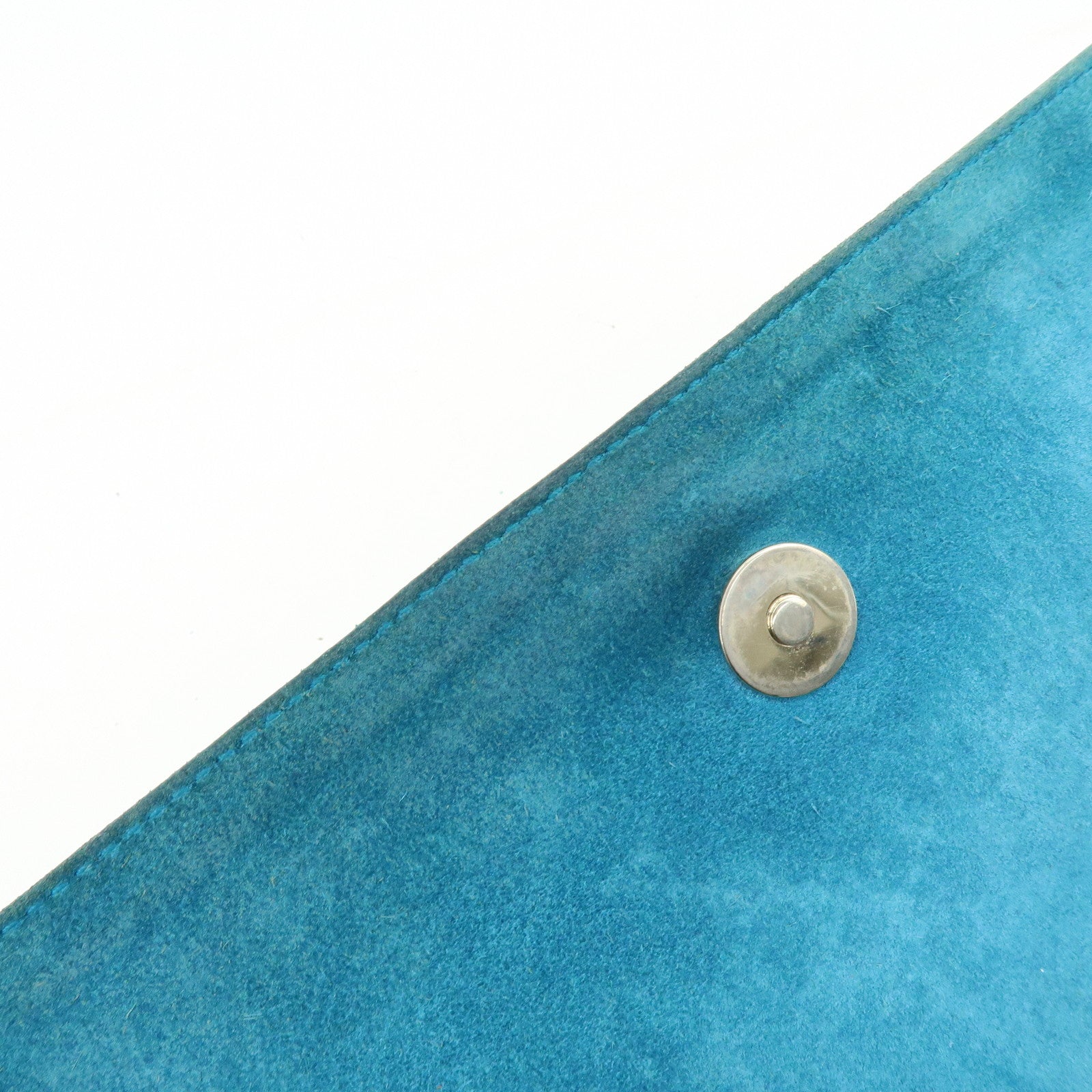 GUCCI Microguccissima Leather Hand Bag Clutch Bag Blue 339249