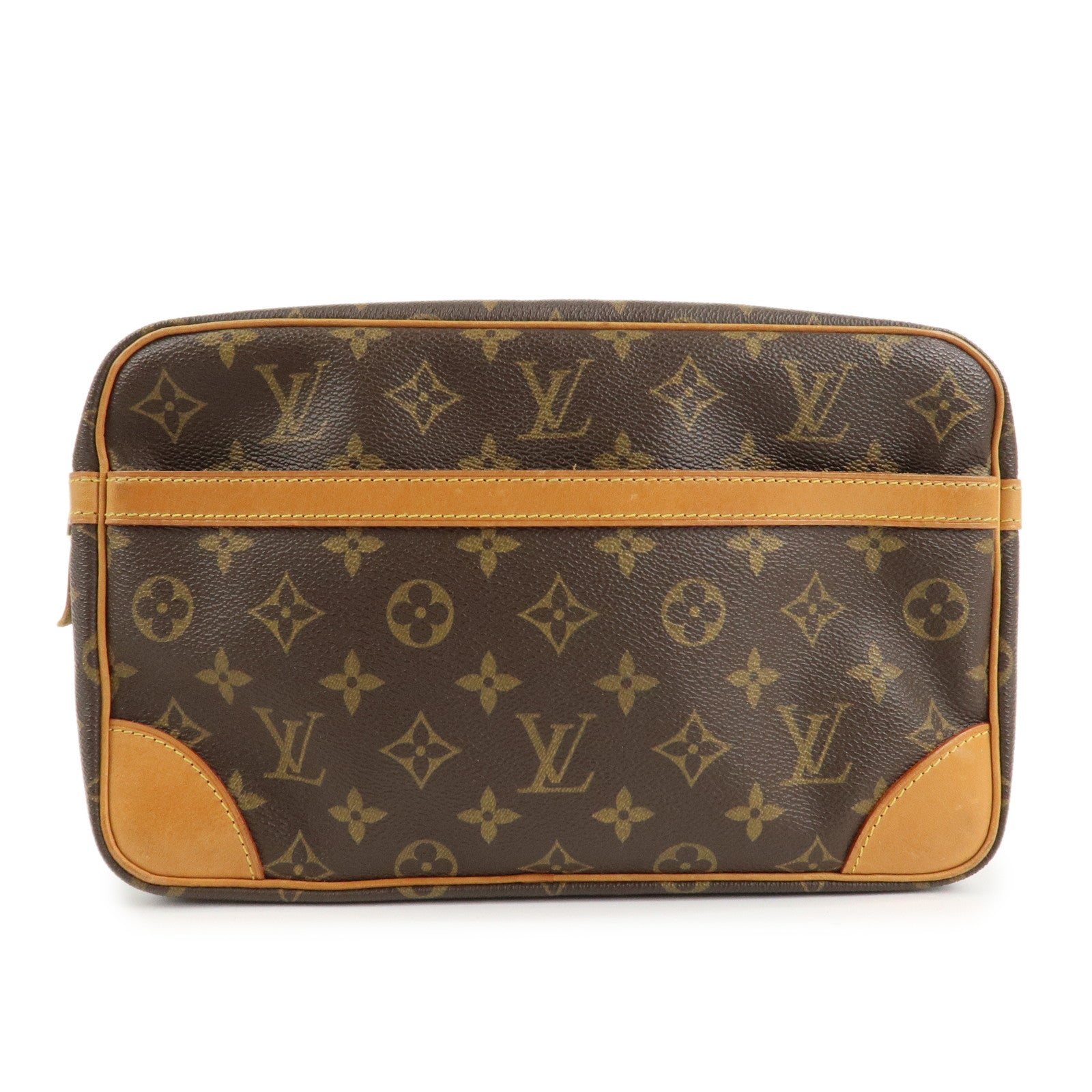 Louis Vuitton Monogram Compiegne 28 Pouch Clutch Bag M51845 Used