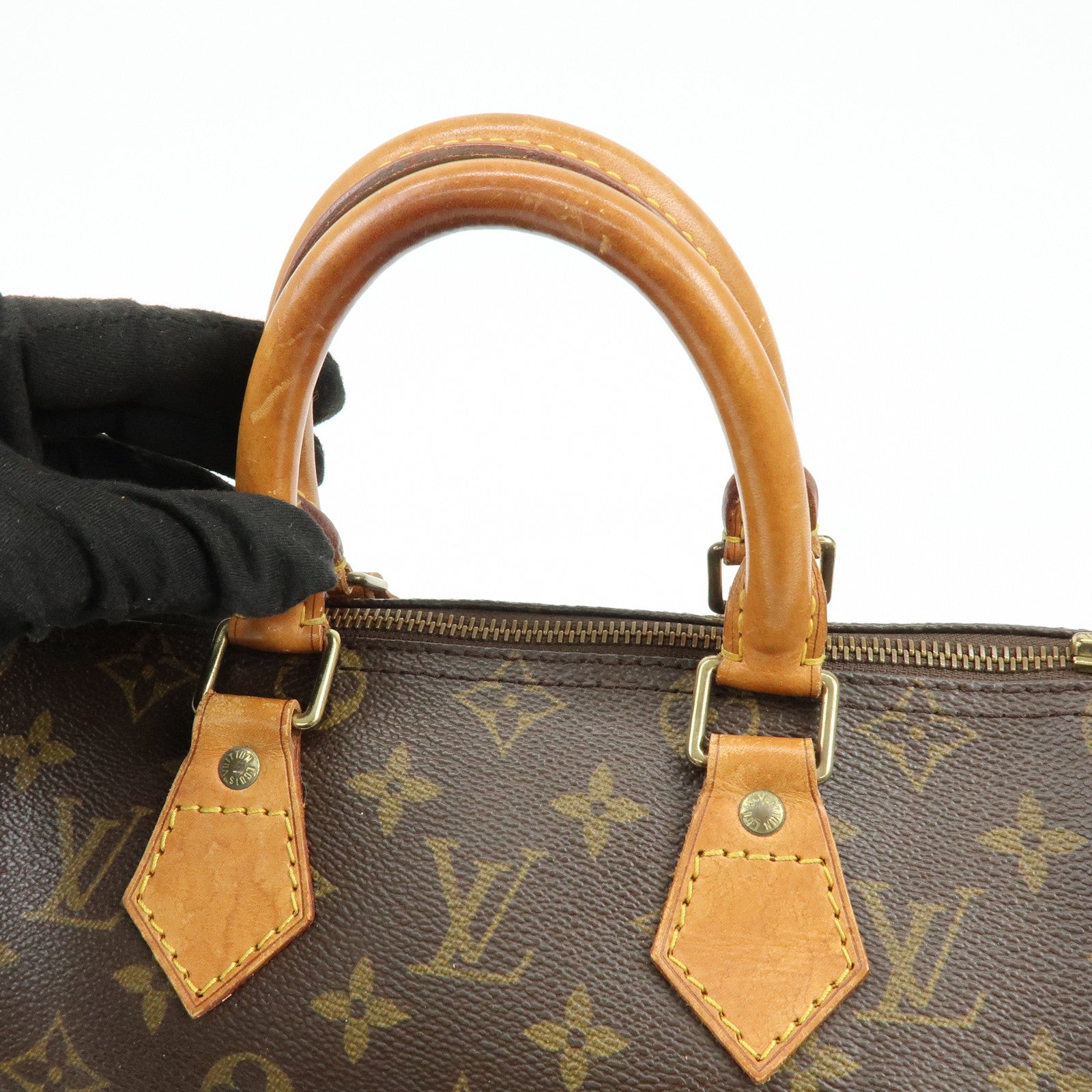 Louis Vuitton Monogram Speedy 25 Boston Bag Hand Bag Brown M41528