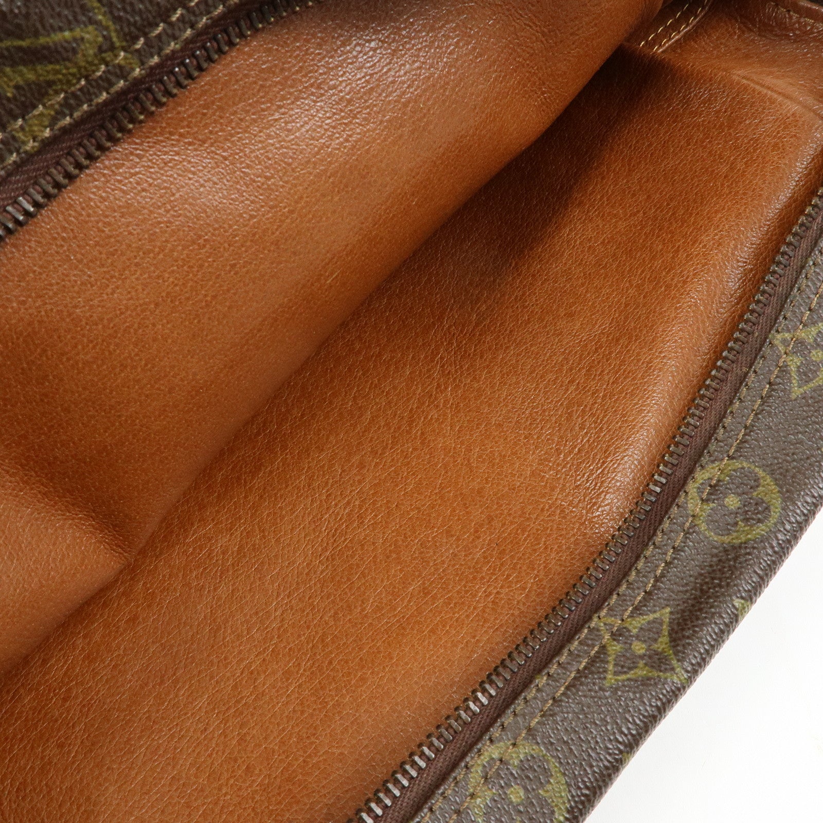 Louis Vuitton Monogram Canvas Leather Shoulder Bag Crossbody Bag