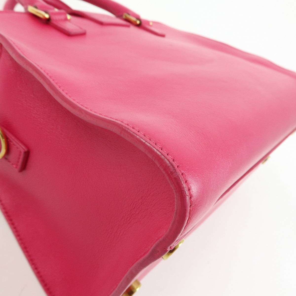 SAINT LAURENT PARIS Cassandra Leather 2Way Hand Shoulder Bag 372087