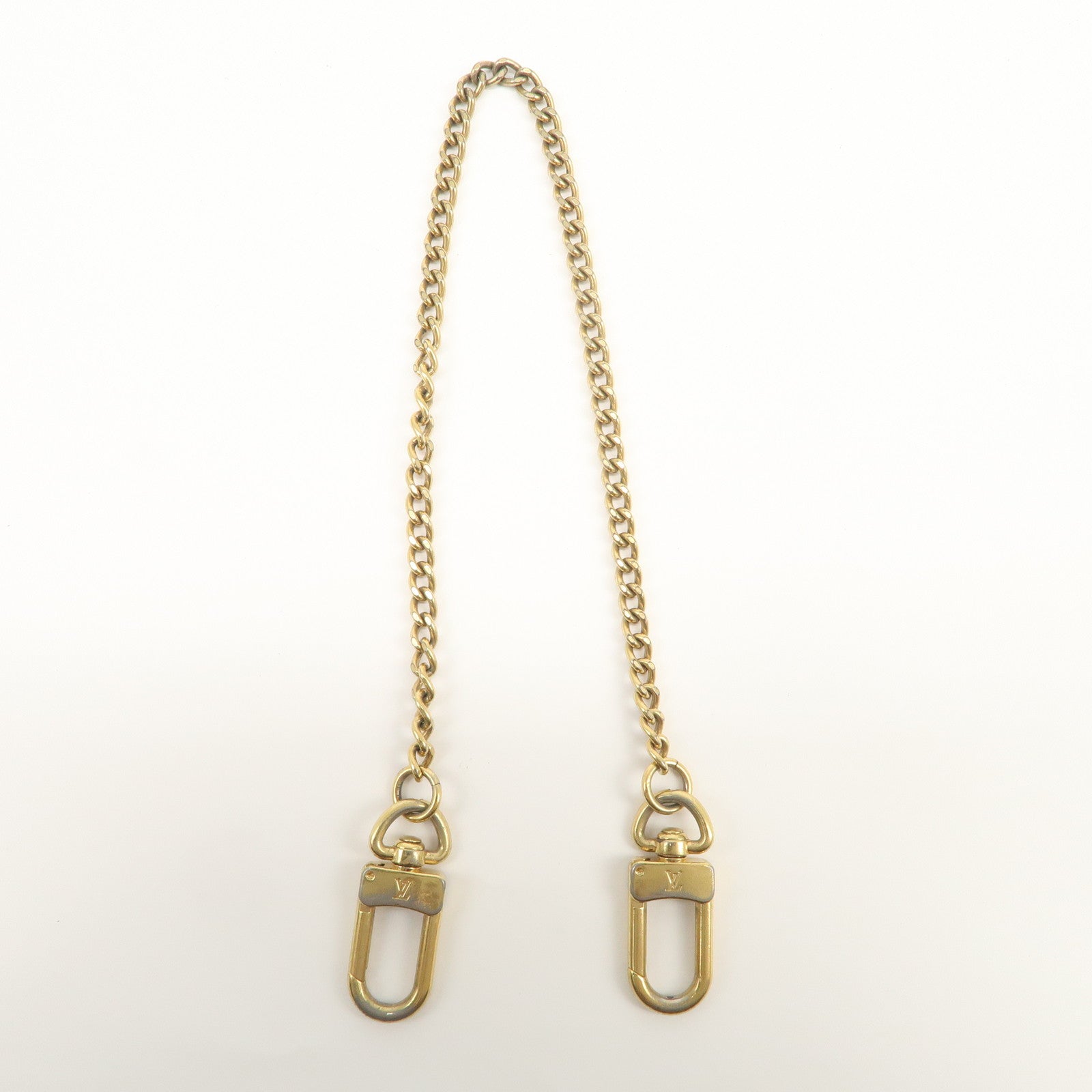 Louis Vuitton Porte Cles Swing Metal Bag Charm Key Chain Gold