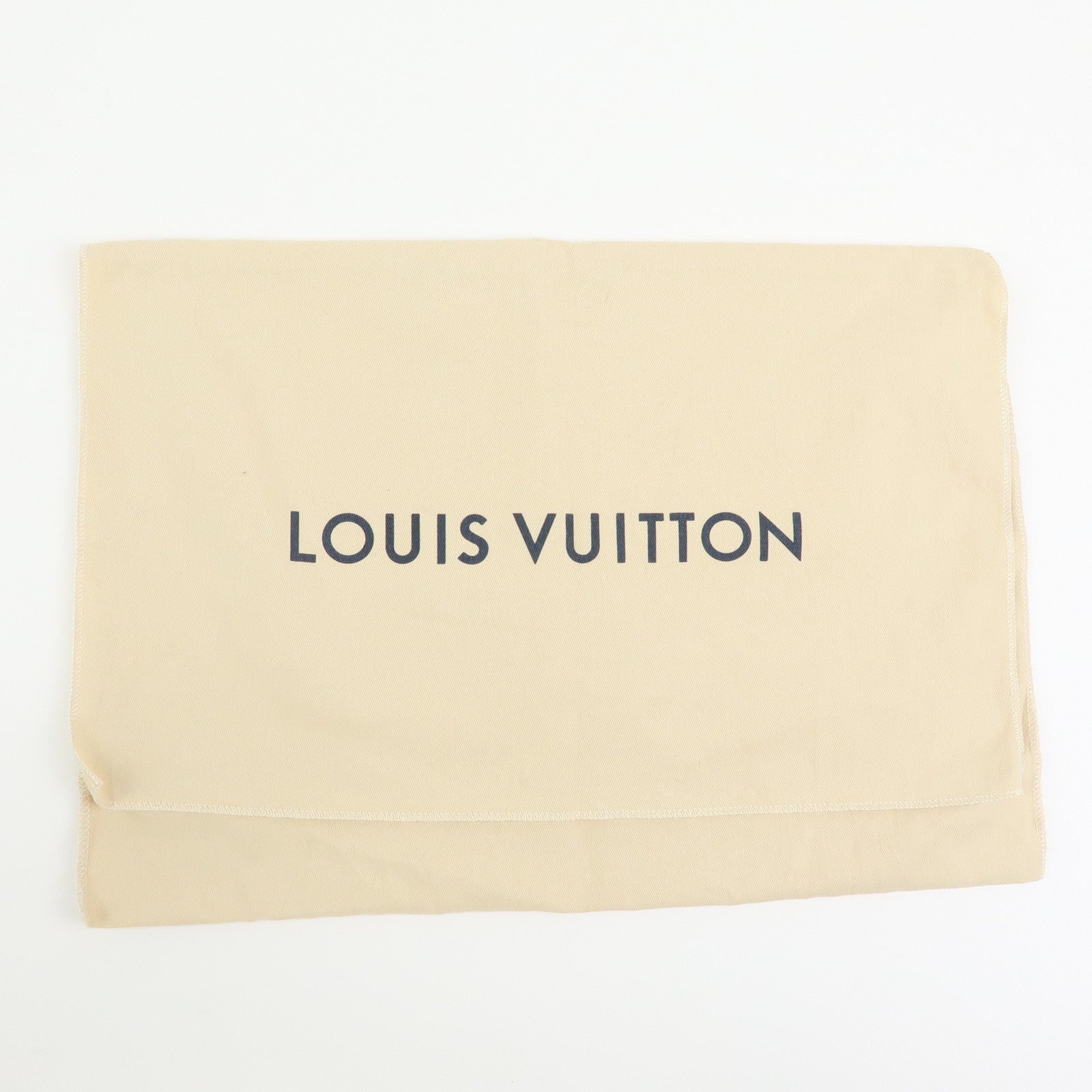 Louis Vuitton Set of 10 Dust Bag Storage Bag Flap Style Beige