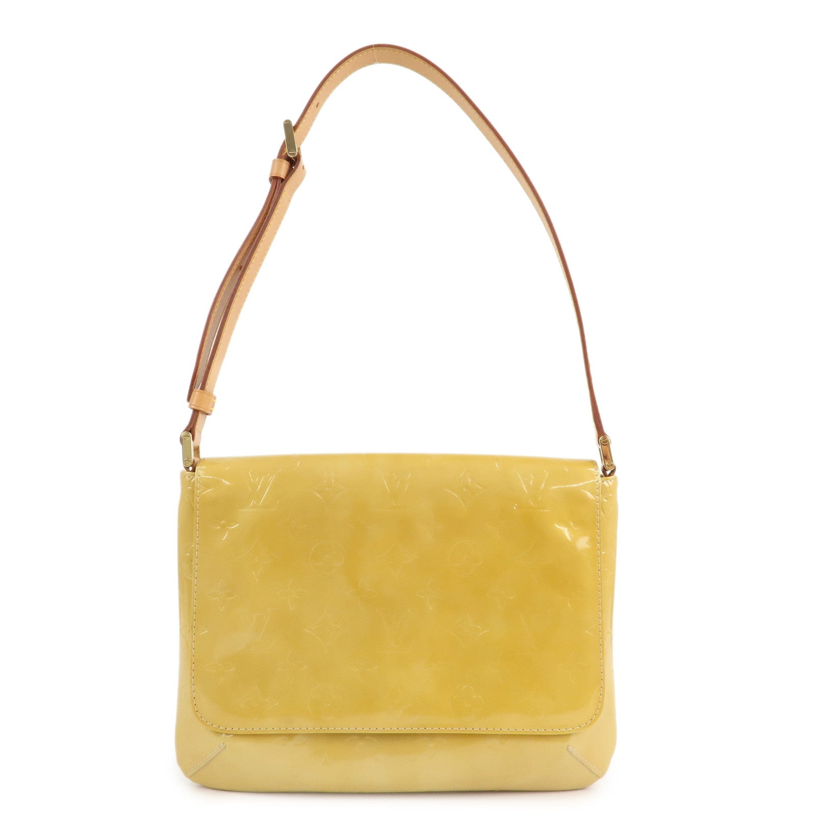 Louis Vuitton Vernis Thompson Street Shoulder Bag Beige M91008