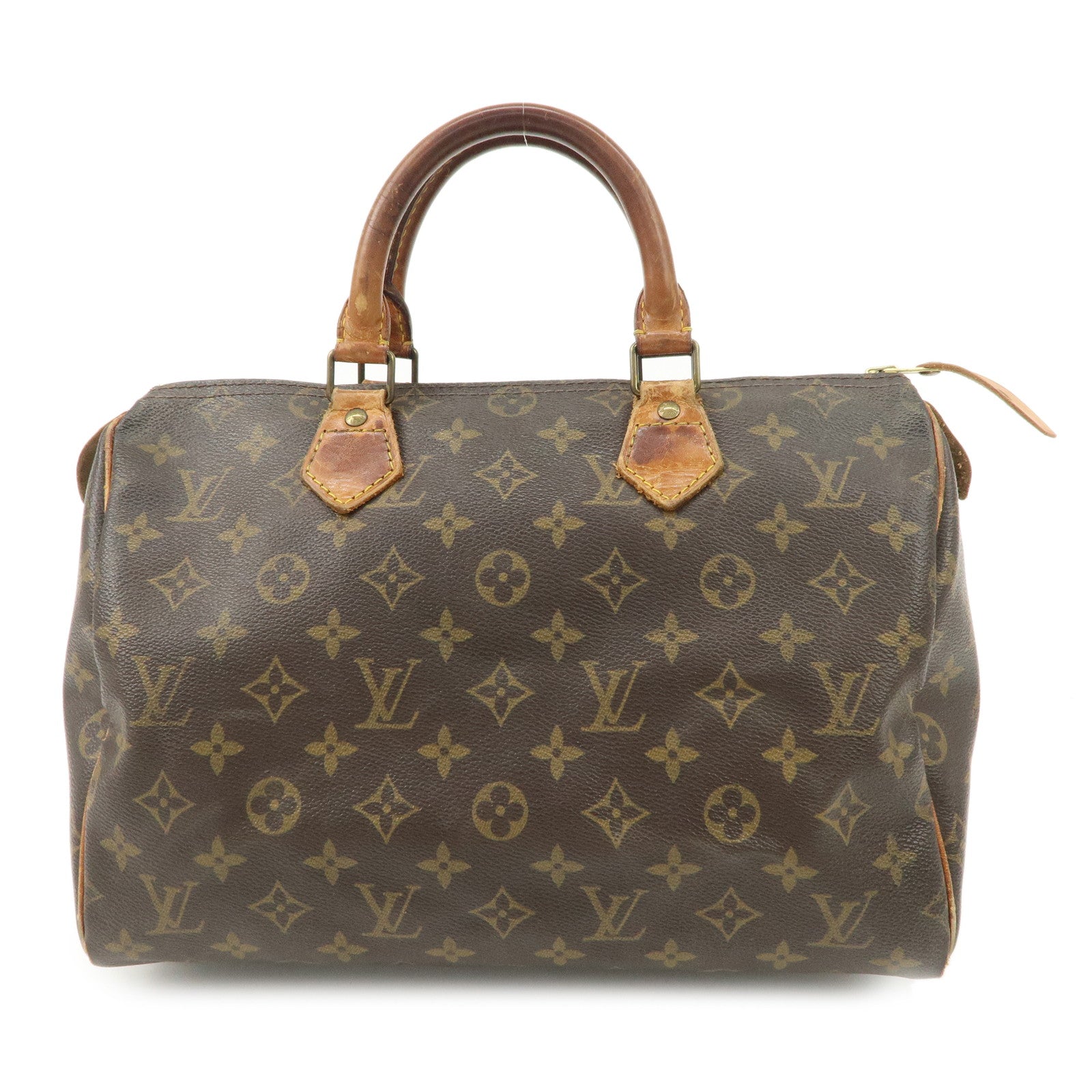 Louis Vuitton Monogram Speedy 30 Boston Bag Hand Bag M41526 Used