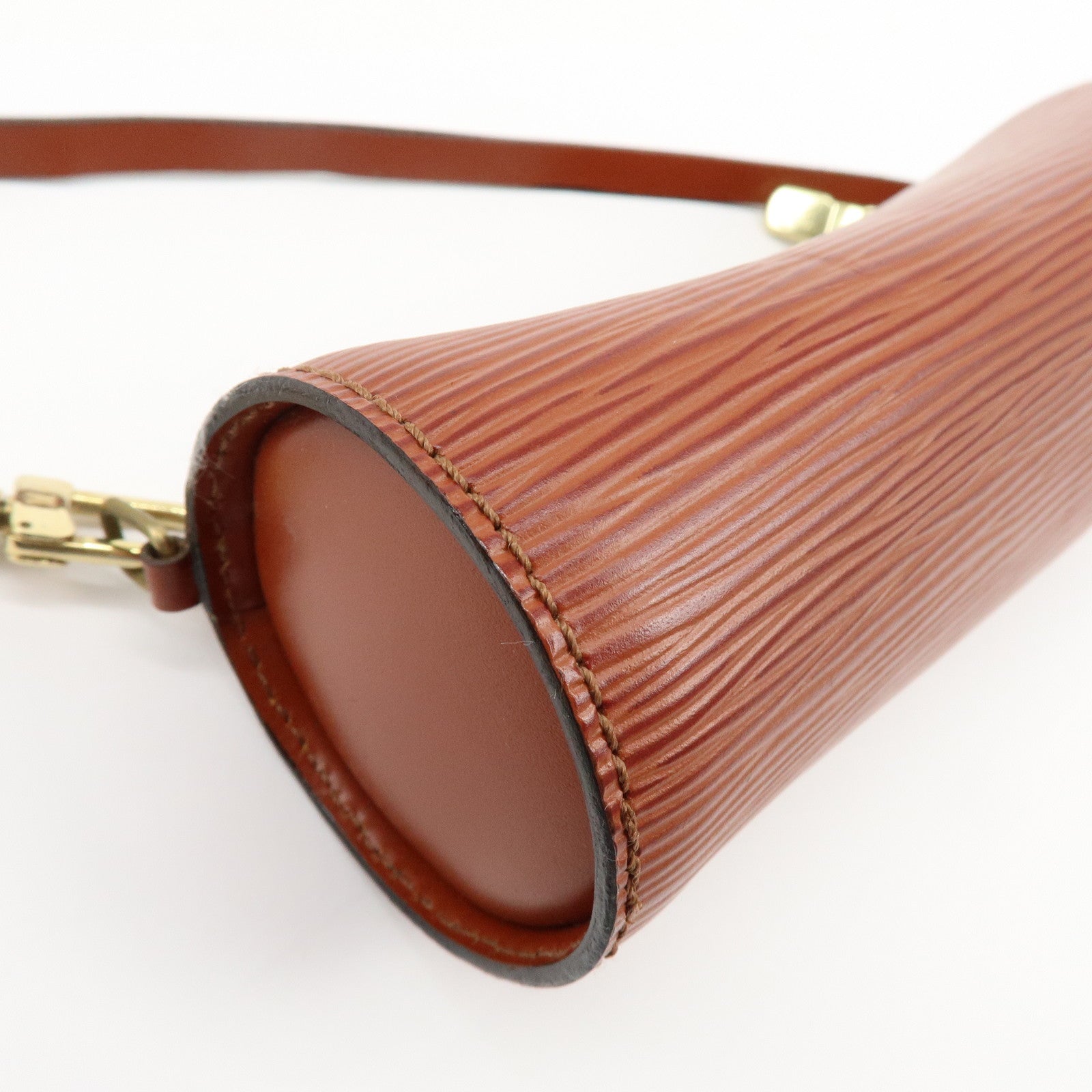 Louis Vuitton Epi Mini Pouch For Soufflot Hand Bag Kenya Brown