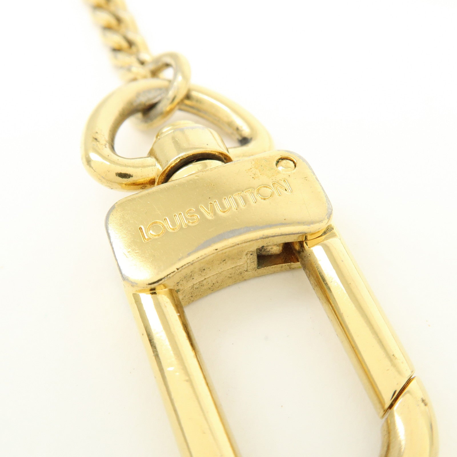 Louis Vuitton Chenne Ano Cles Key Chain Key Charm Gold M58021