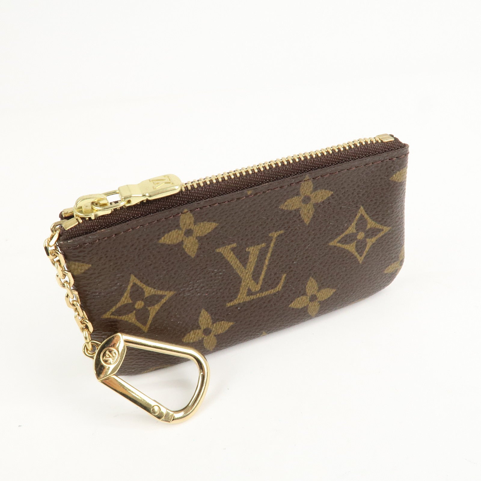 Louis Vuitton Monogram Pochette Cles Coin Case Key Case M62650