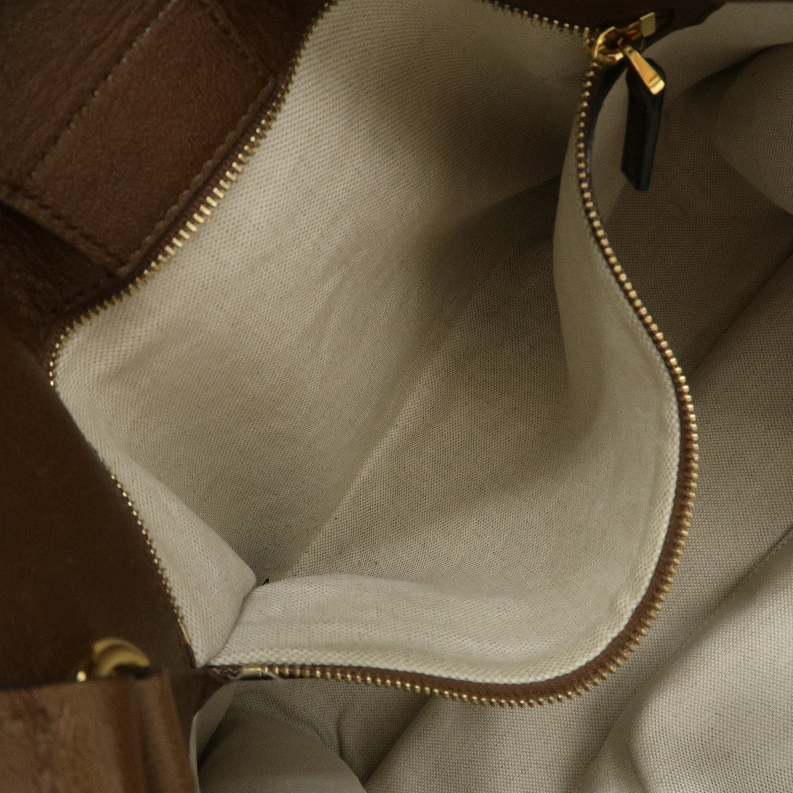 GUCCI Horsebit Leather Tote Bag Shoulder Bag Hand Bag Brown 623694