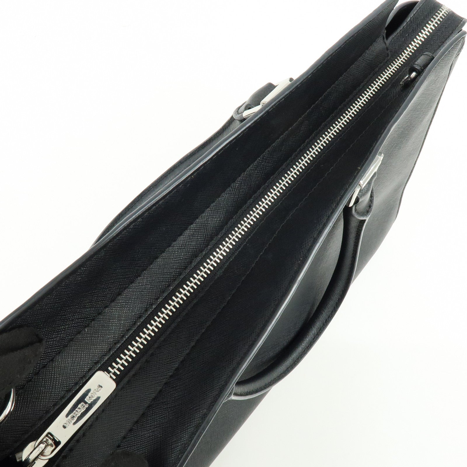 MICHAEL KORS Leather 2Way Bag Hand Bag Shoulder Bag Black