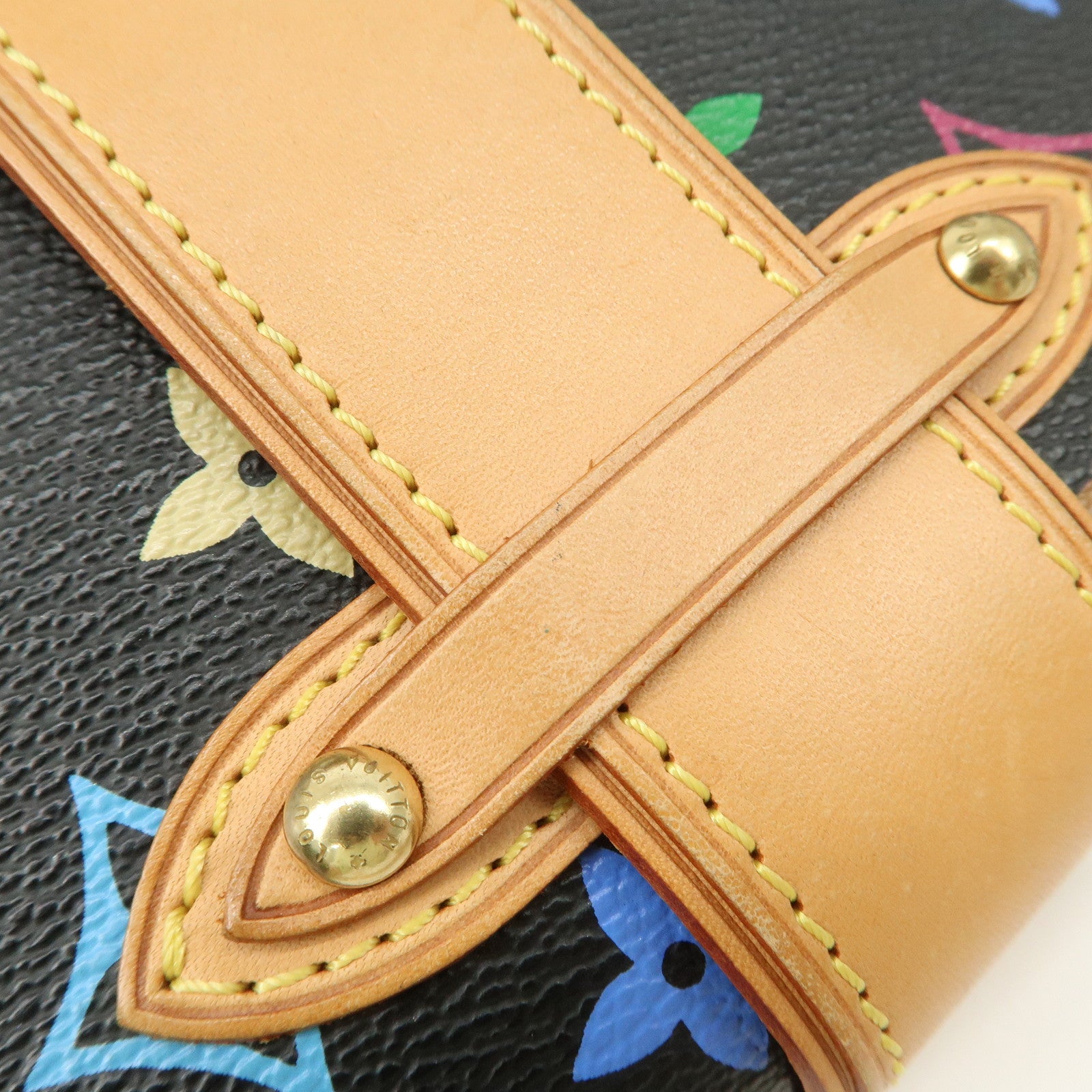 Louis Vuitton Monogram Multicolor Shirley Shoulder Bag Hand Bag M40050 Used