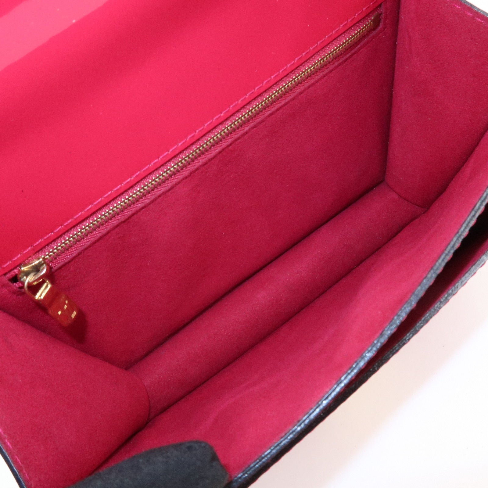 Louis Vuitton Vernis Monceau BB 2Way Hand Bag Rose Indien M91579