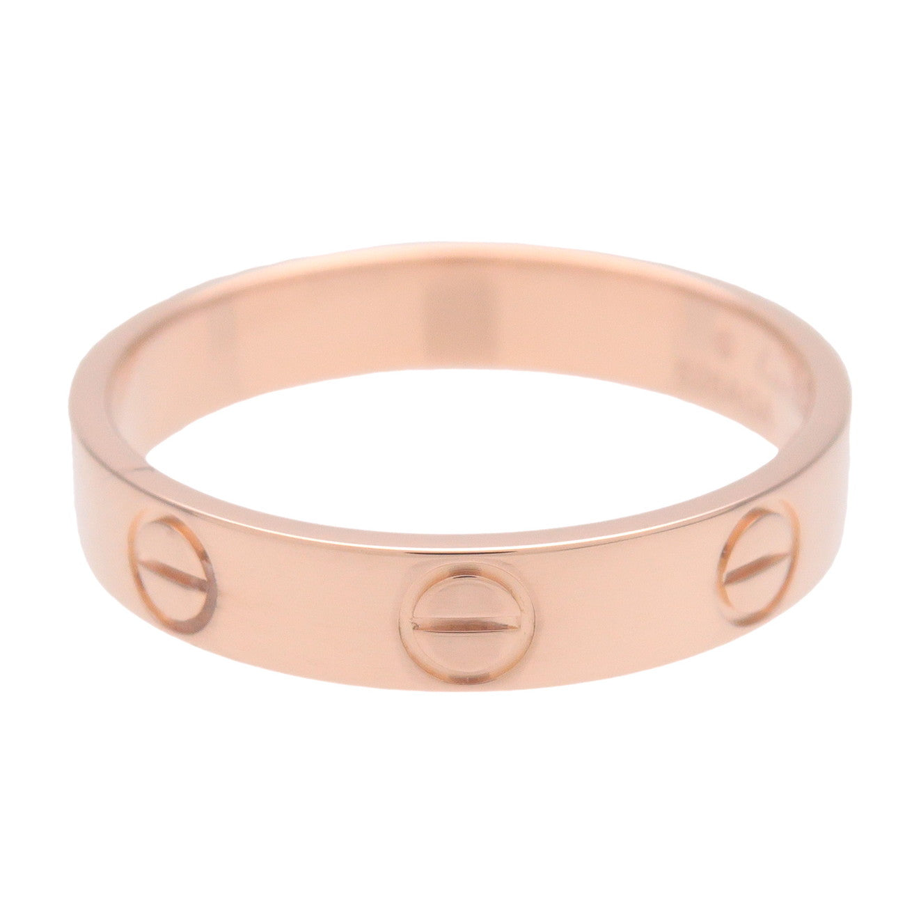 Cartier Mini Love Ring #51 K18 750PG Rose Gold US5.5 EU51 HK12