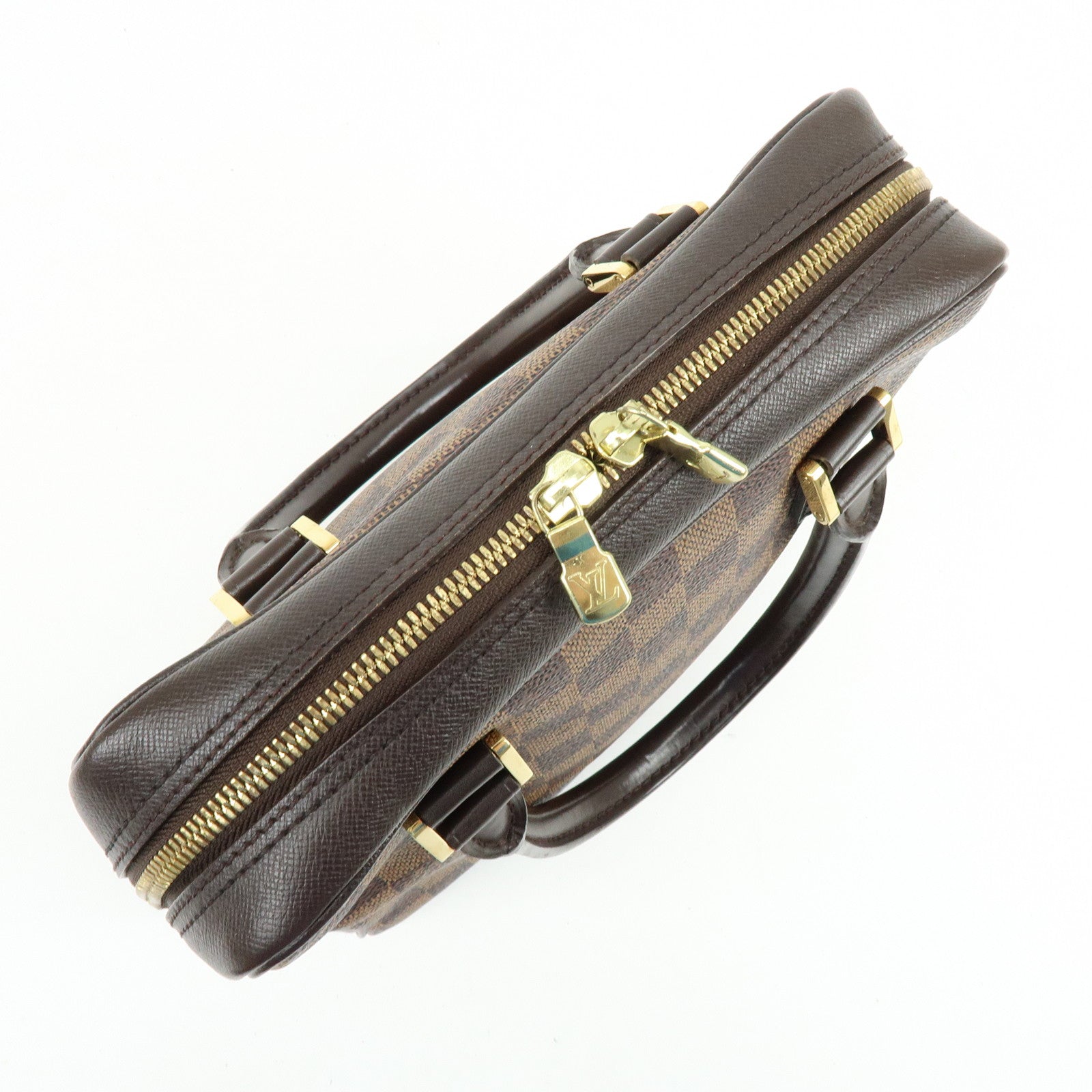 Louis Vuitton Damier Canvas Brera Hand Bag Ebene N51150