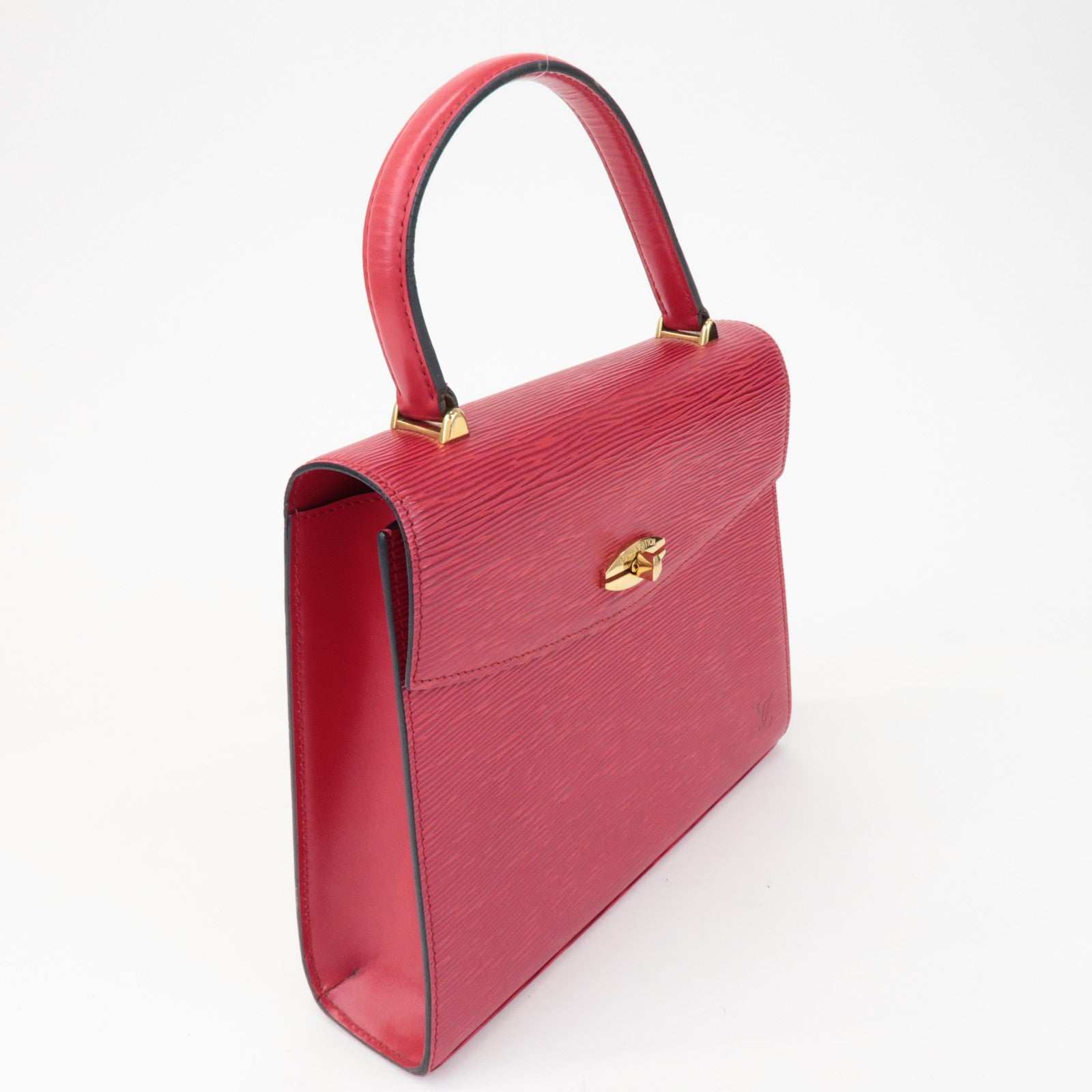 Louis Vuitton Epi Leather Marceau Hand Bag Castilian Red M52377
