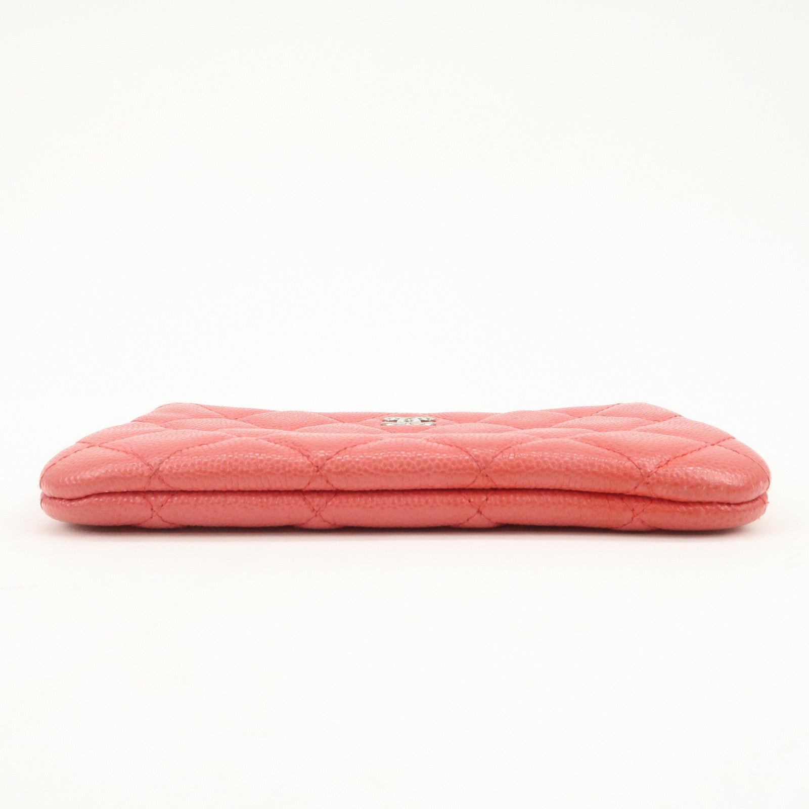 CHANEL Matelasse Caviarskin Classic Mini Pouch Pink A82365