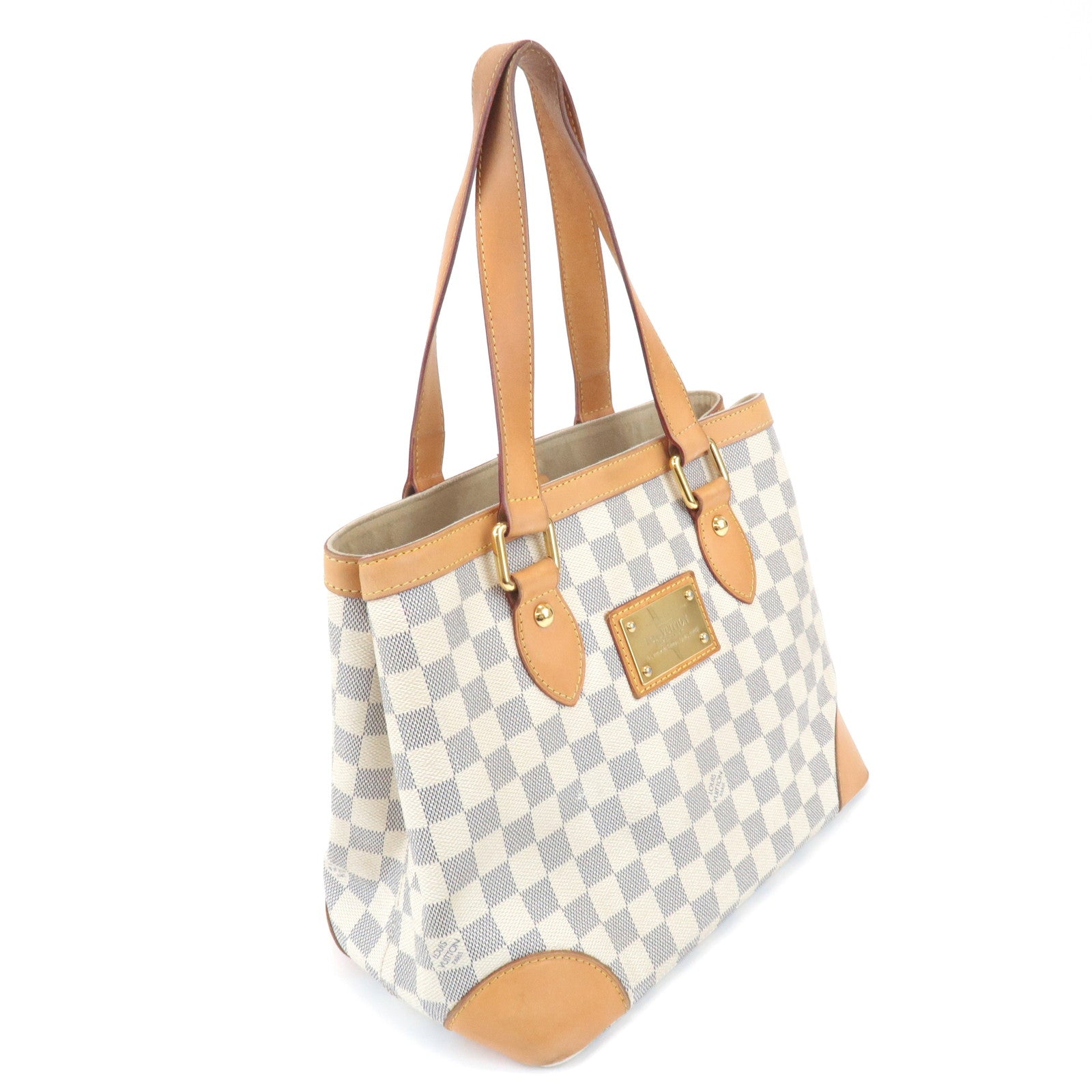 Louis Vuitton Damier Azur Hampstead PM Hand Bag Shoulder Bag N51207