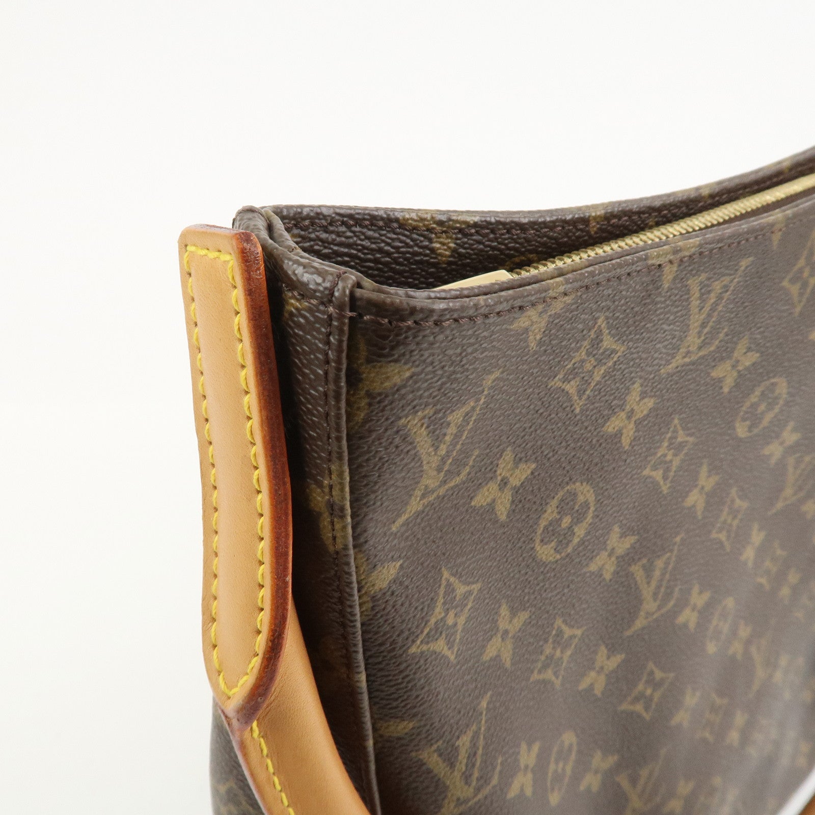 Louis Vuitton Monogram Looping GM Shoulder Bag Brown M51145