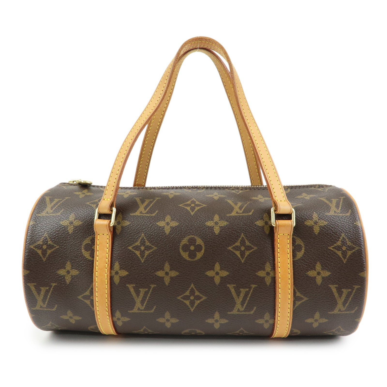 Louis Vuitton Monogram Papillon 26 Hand Bag Brown M51386