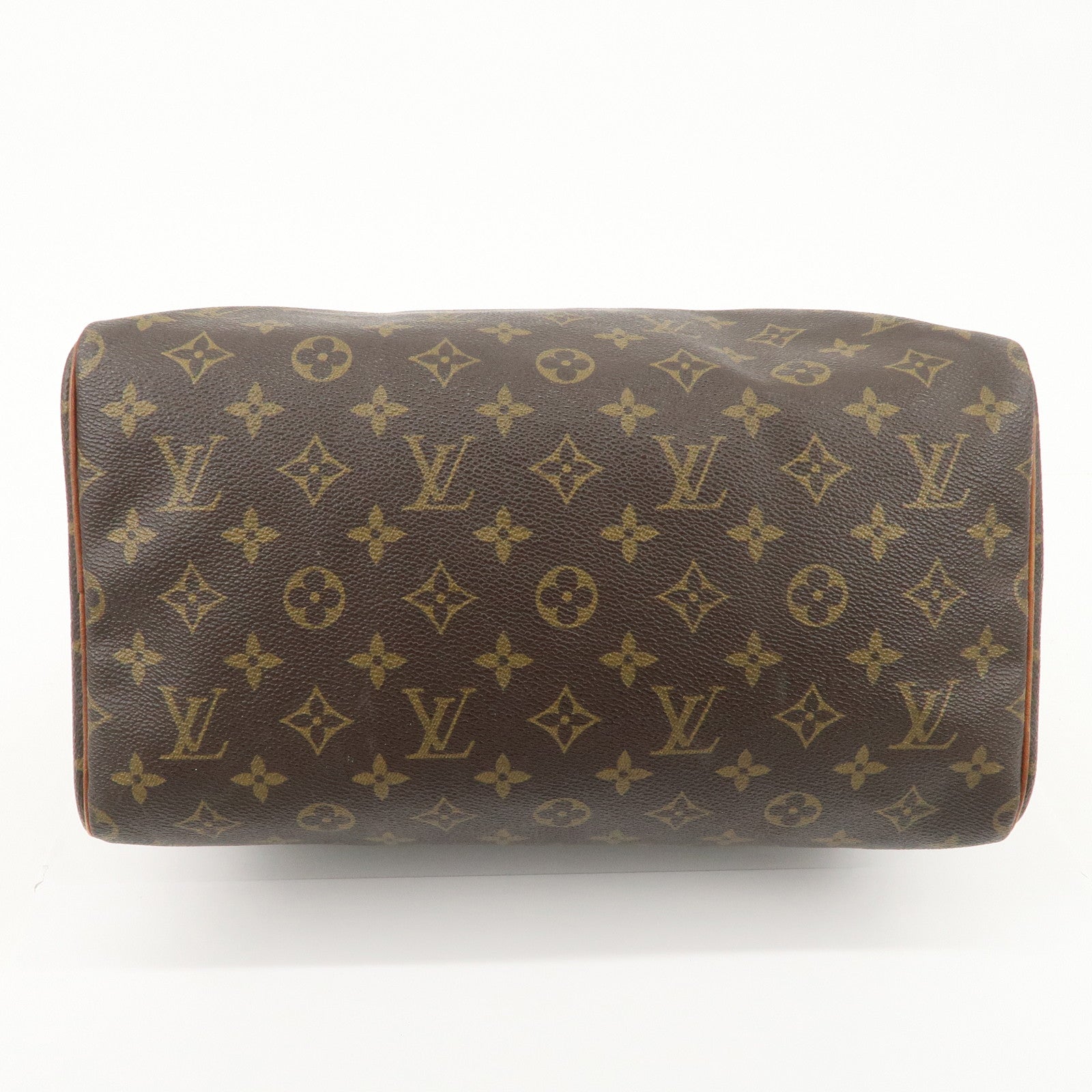 Louis Vuitton Monogram Speedy 30 Hand Bag Boston Bag Brown M41526 Used