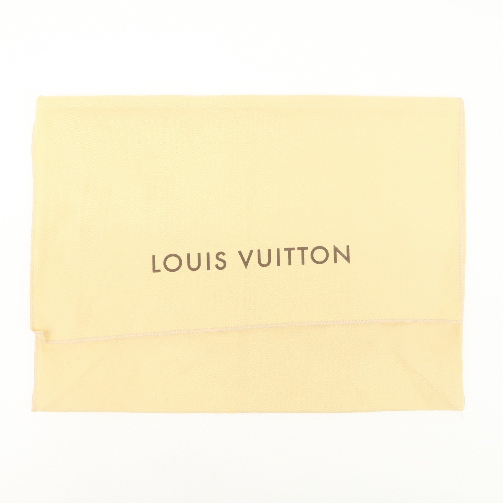 Louis Vuitton Set Of 10 Dust Bag Storage Bag Flap Style Beige