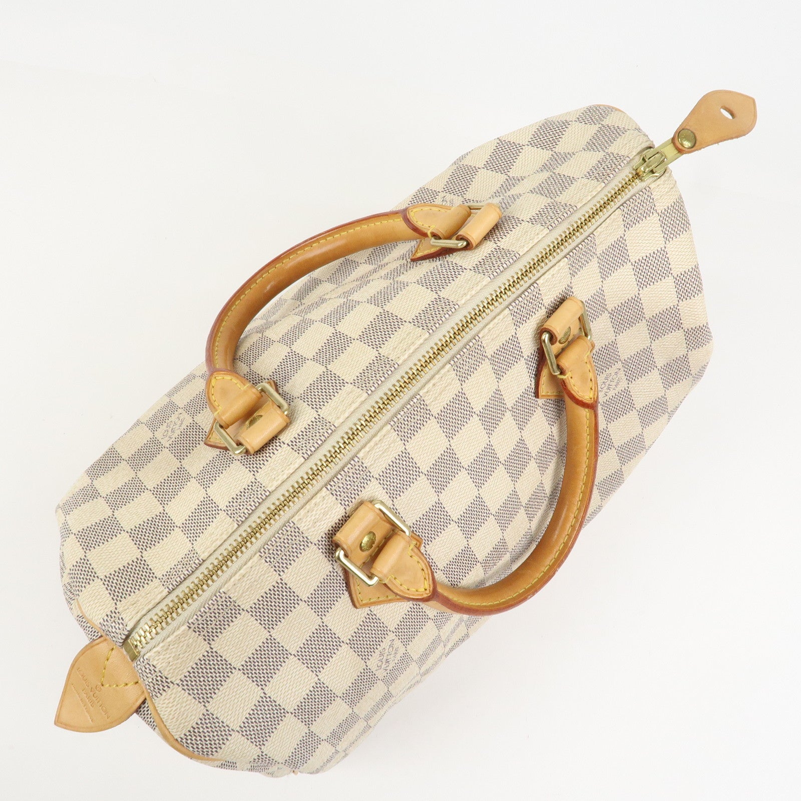 Louis Vuitton Damier Azur Speedy 30 Boston Bag Hand Bag N41533