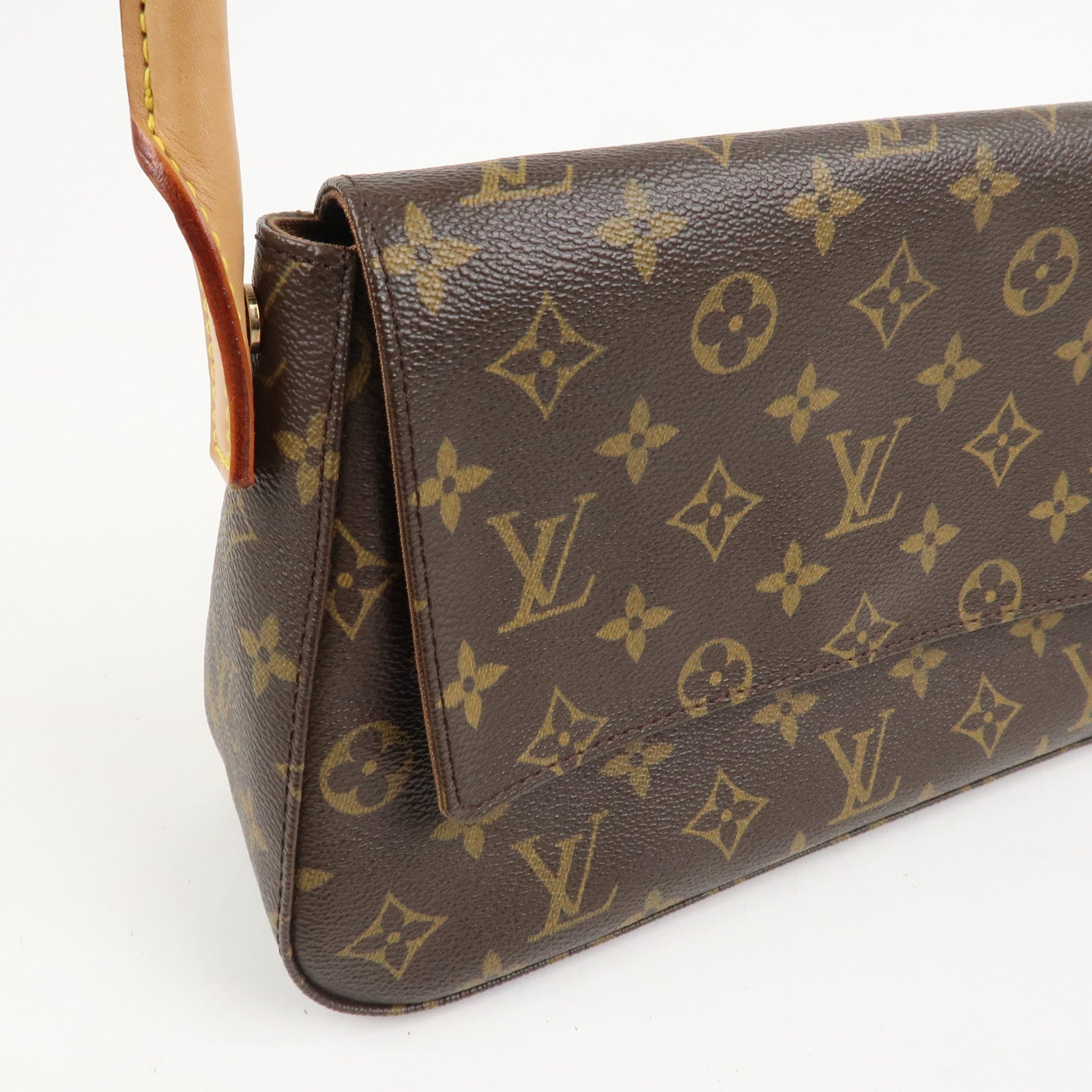 Louis Vuitton Monogram Mini Looping Shoulder Bag Brown M51147