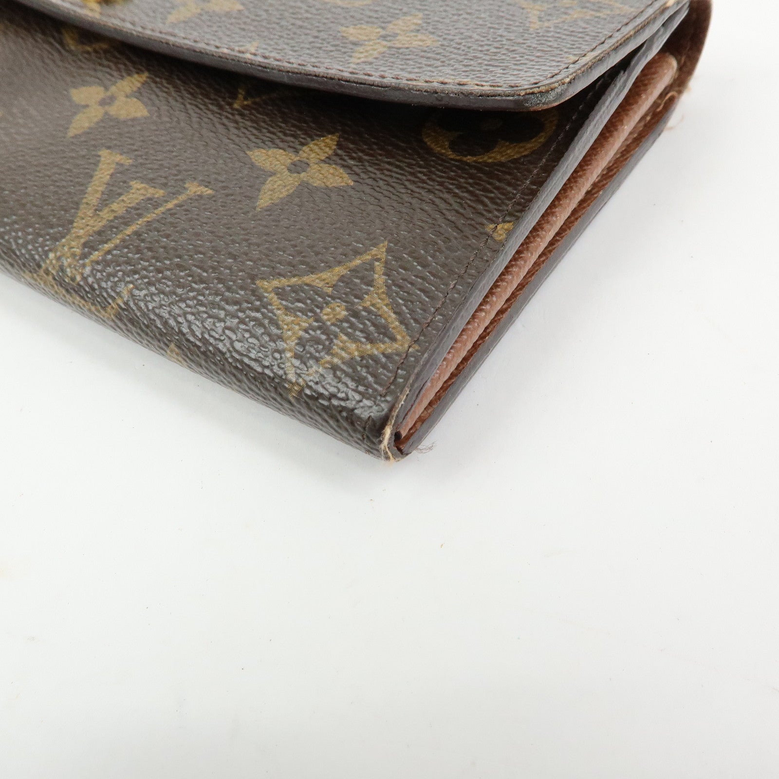 Louis Vuitton Monogram Portefeuille Sarah Long Wallet Brown M61734