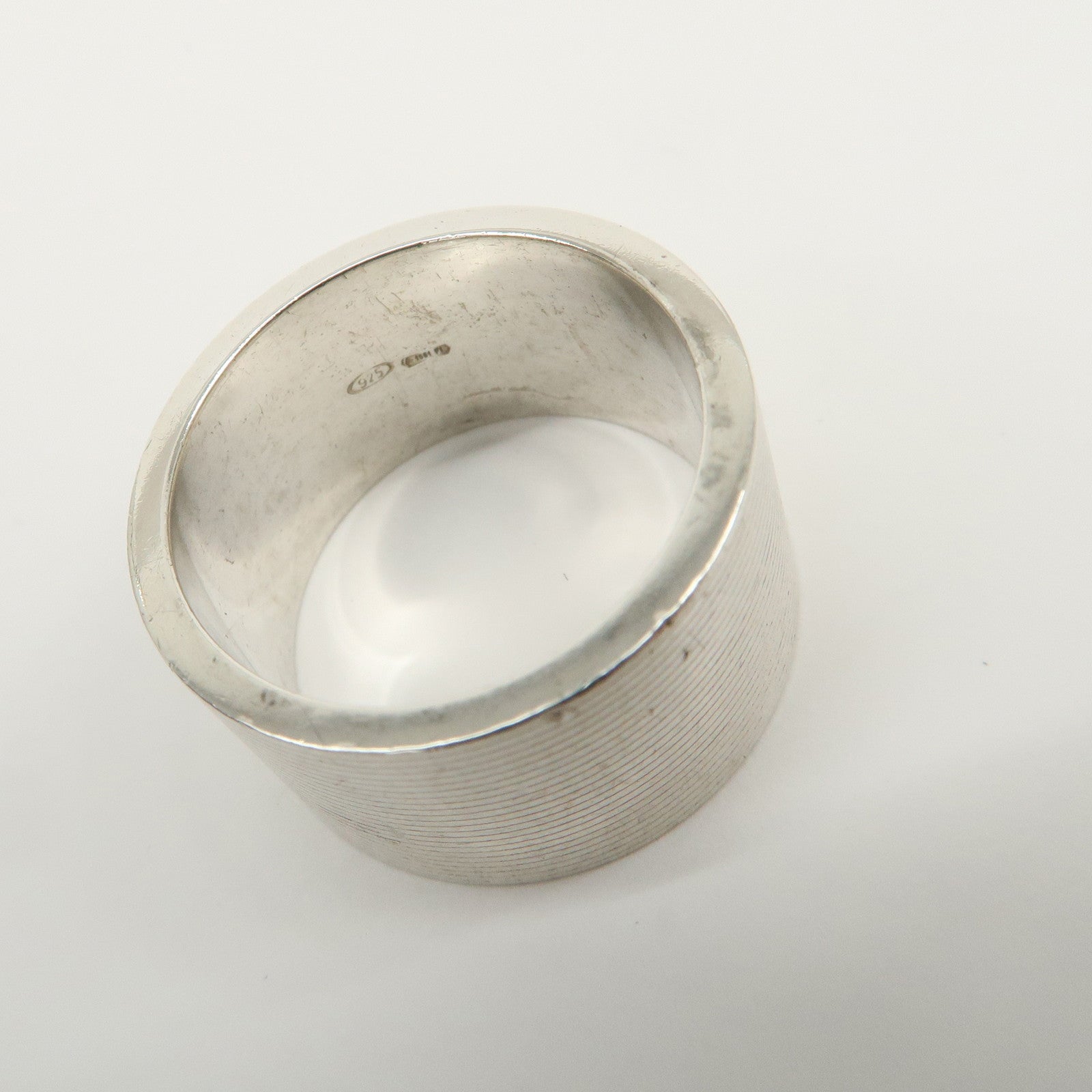 GUCCI Logo Silver Ring SV925 163197
