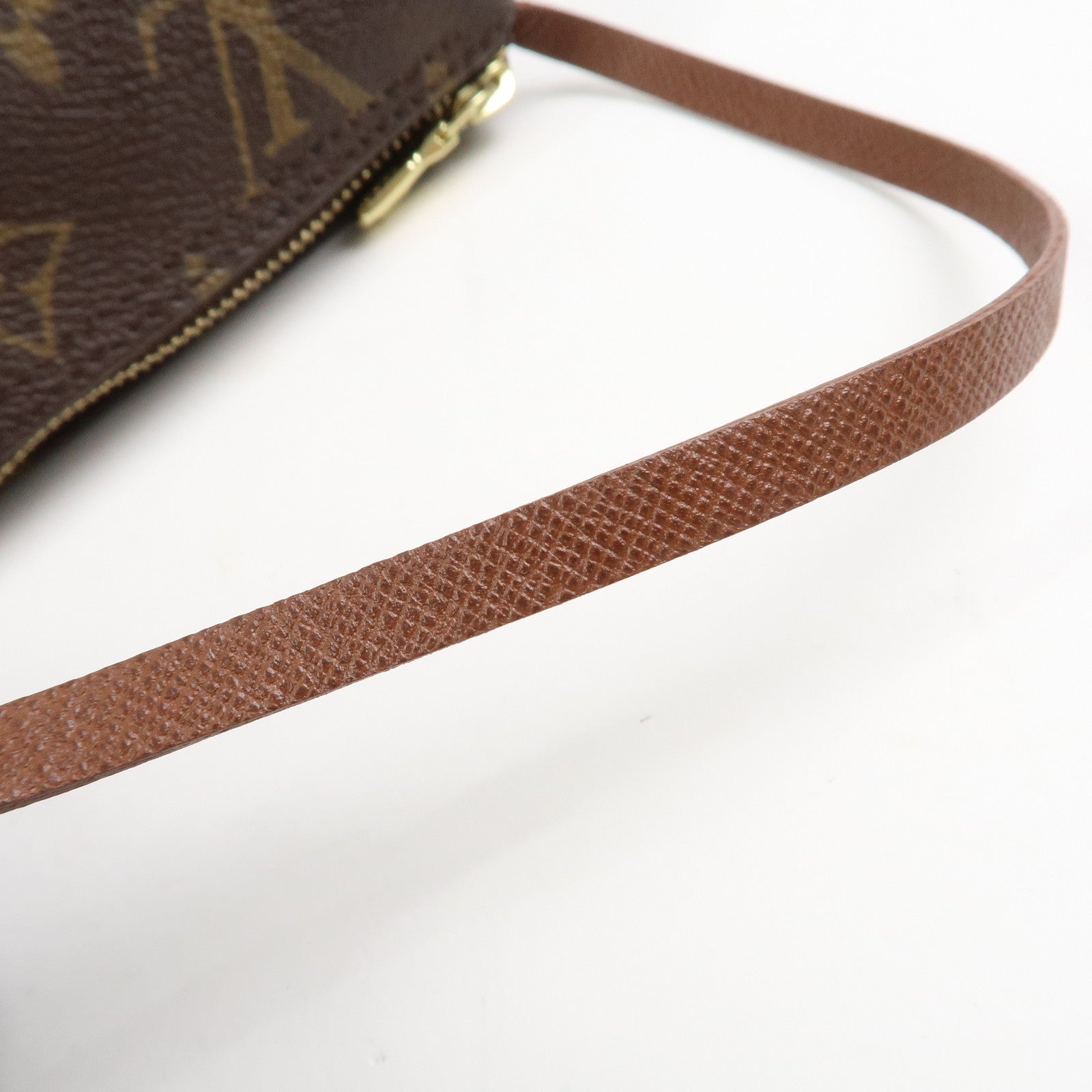 Louis Vuitton Monogram Mini Pouch for Papillon Bag Old Style Brown